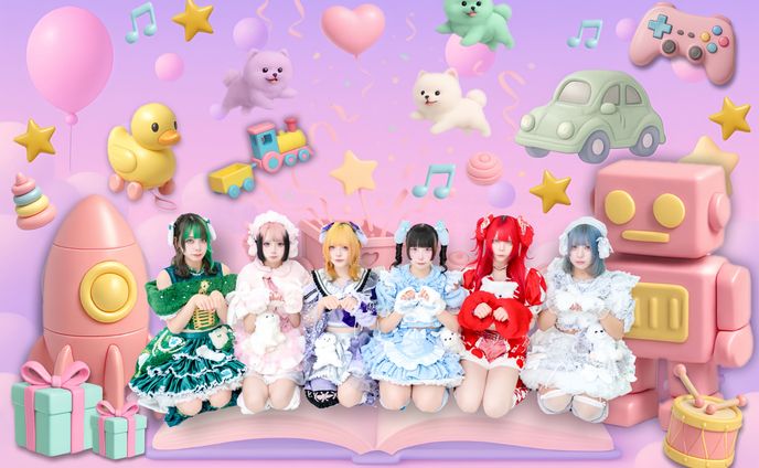絶望のポメラニアン グループ写真制作