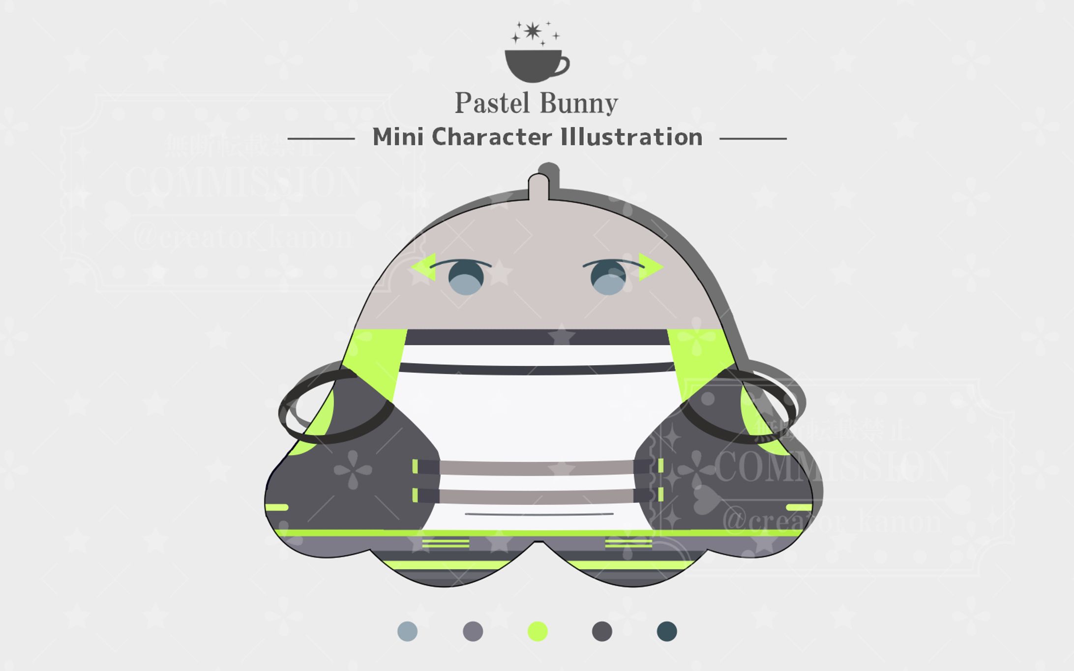 【Wakabaproject所属】上奈露えむ。様 Vキャラ風メンダコイラスト-1