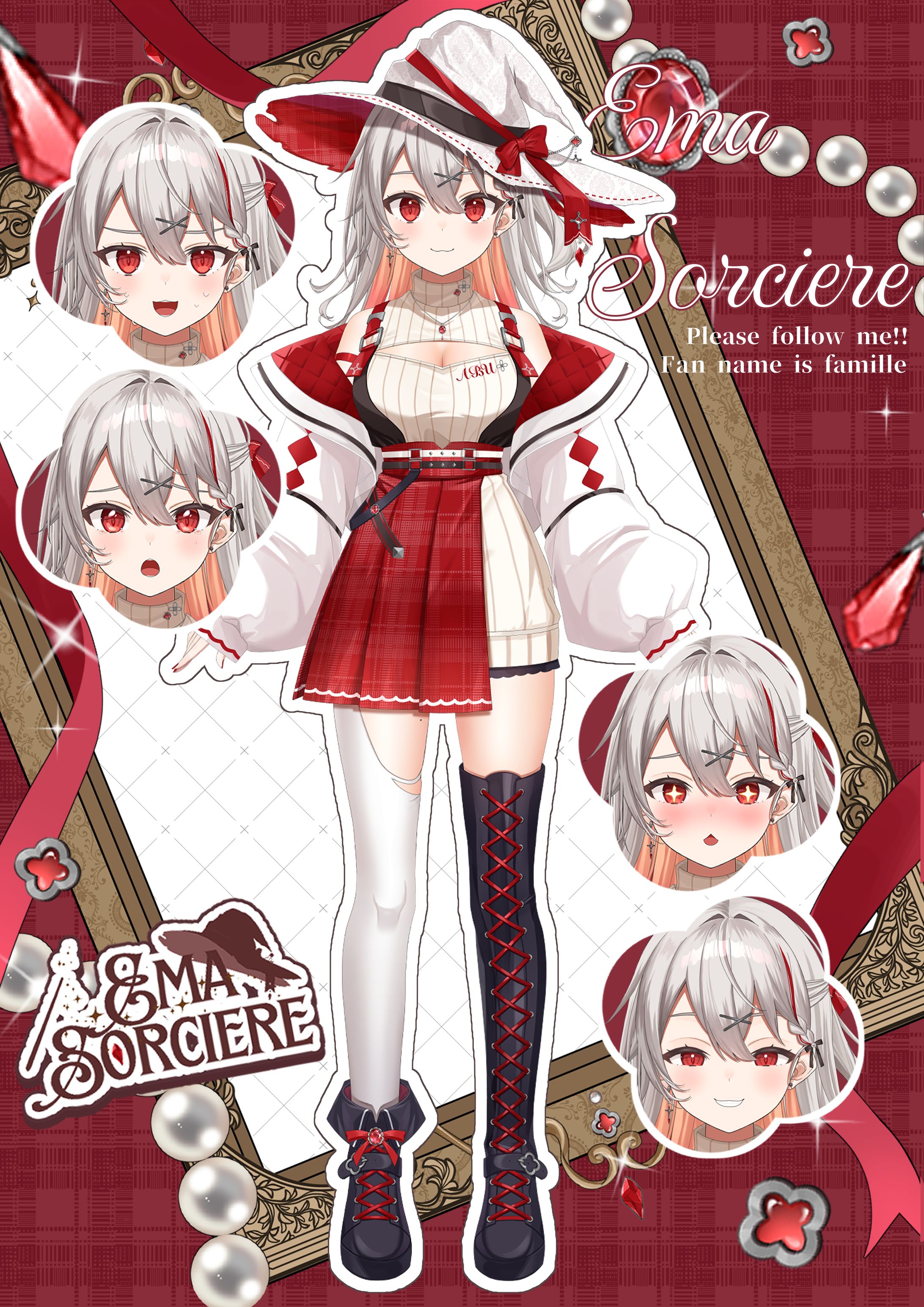 Vtuberモデル＋デビュープロフィール画像-1