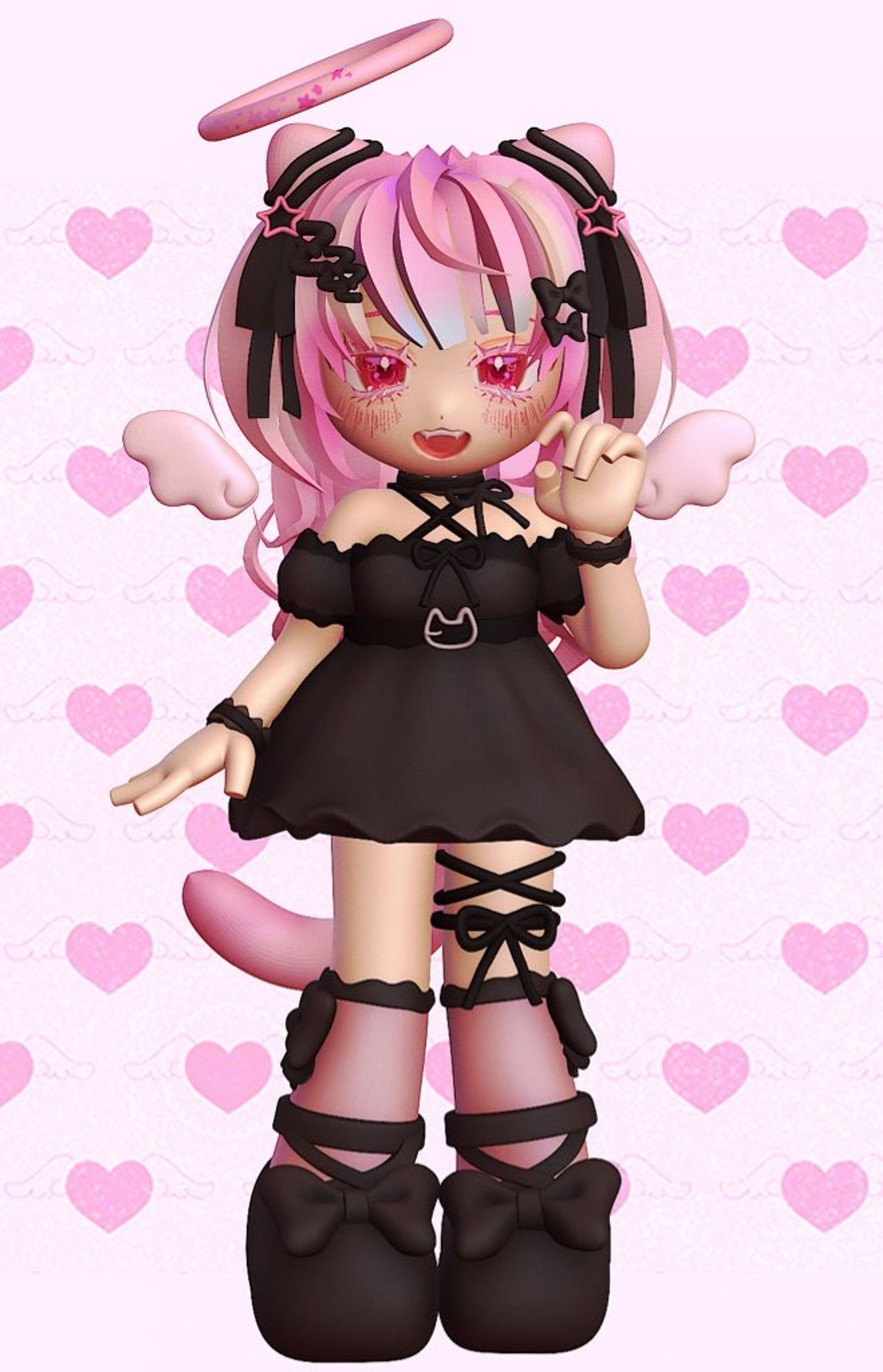 儚羽みう様 企画 3Dモデル-1