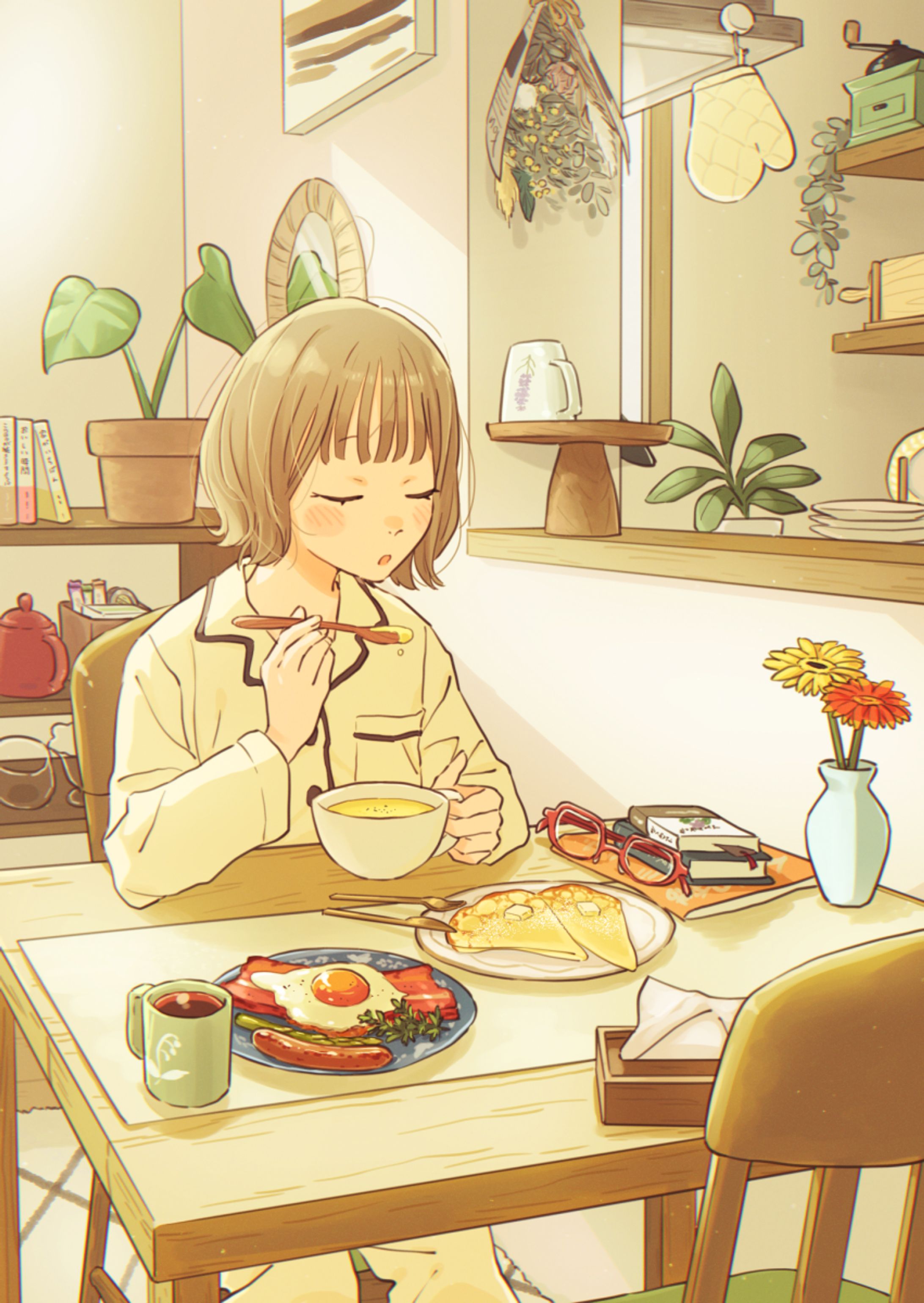 休みの日の光-1