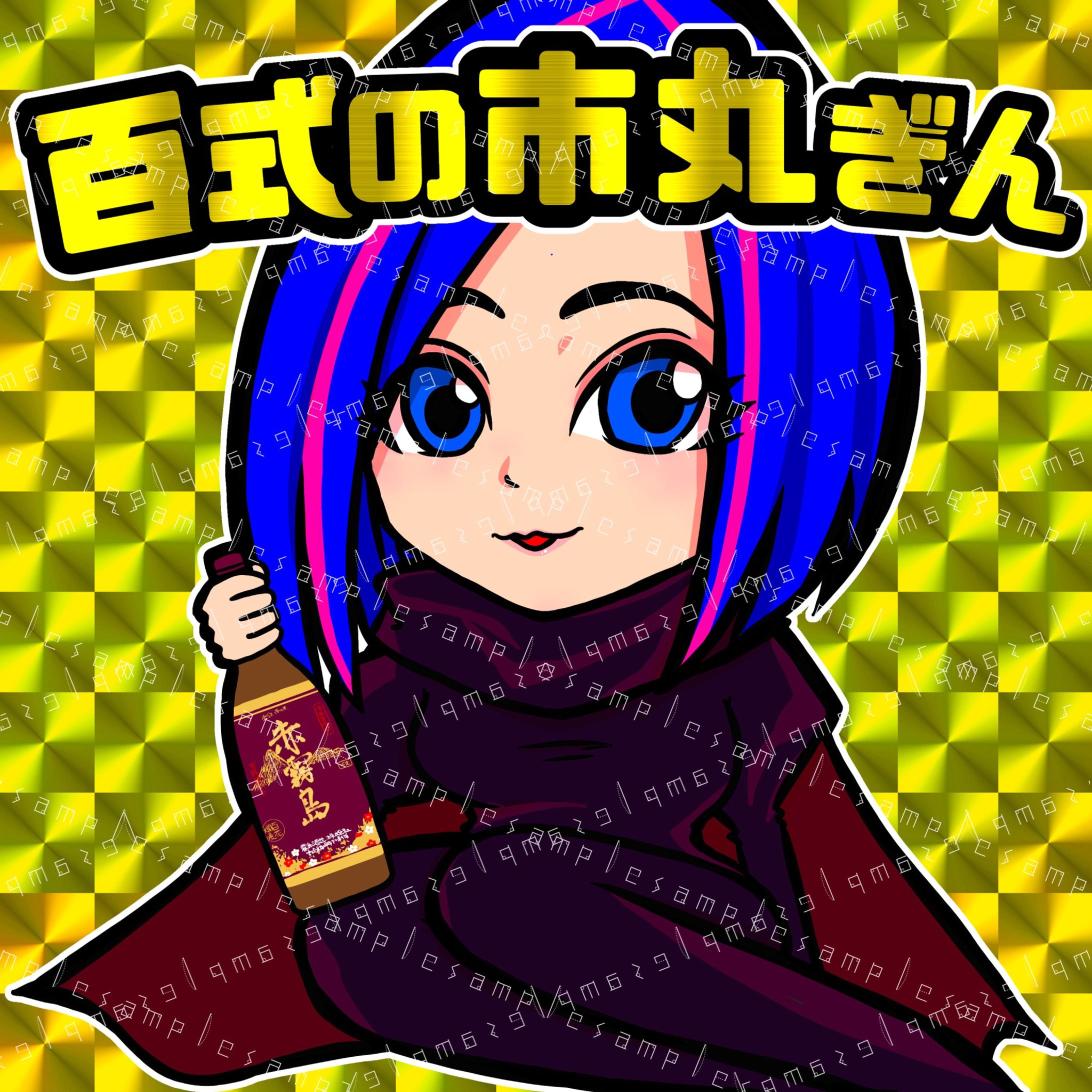 似顔絵ステッカー-1