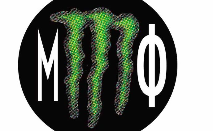 モンスターエナジー　ステッカー風
