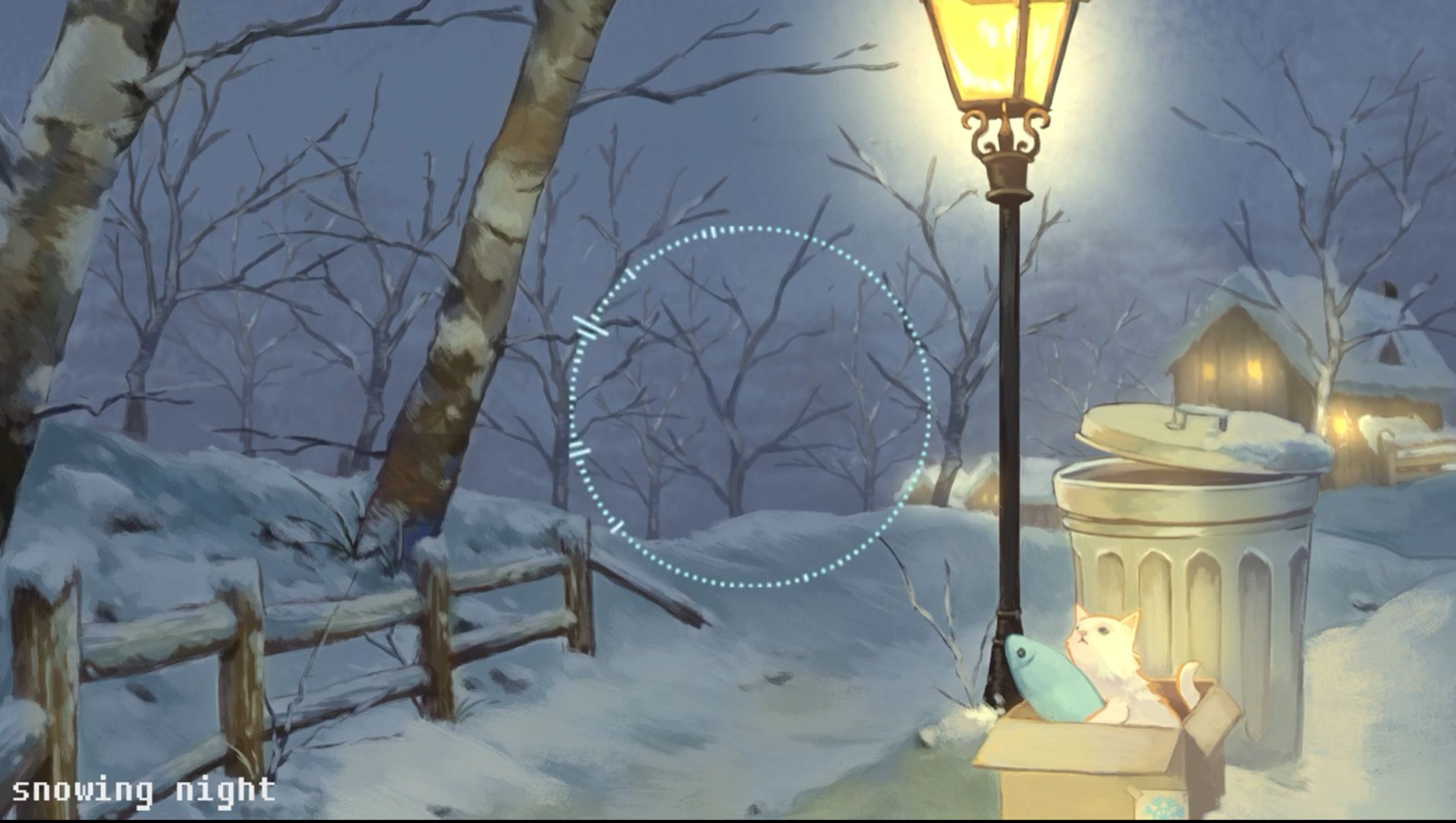 The snowing night-1