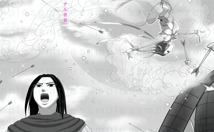 月の女神と女性キャラのキャラ性を合わせた衣装デザイン