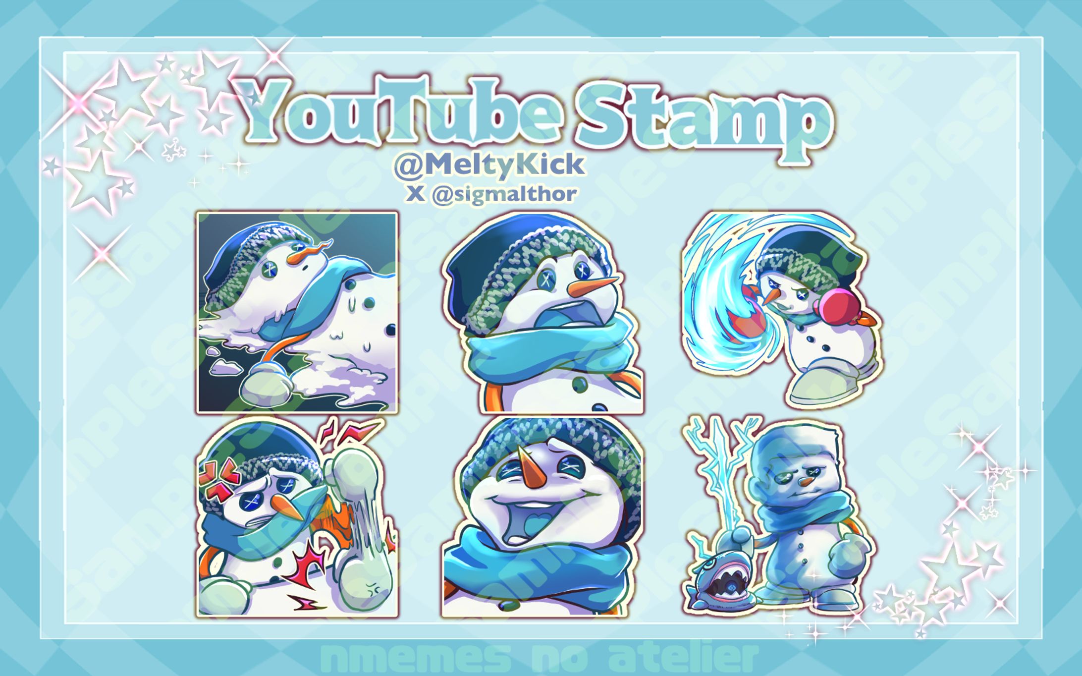 静止画スタンプ︙MeltyKick 様-1