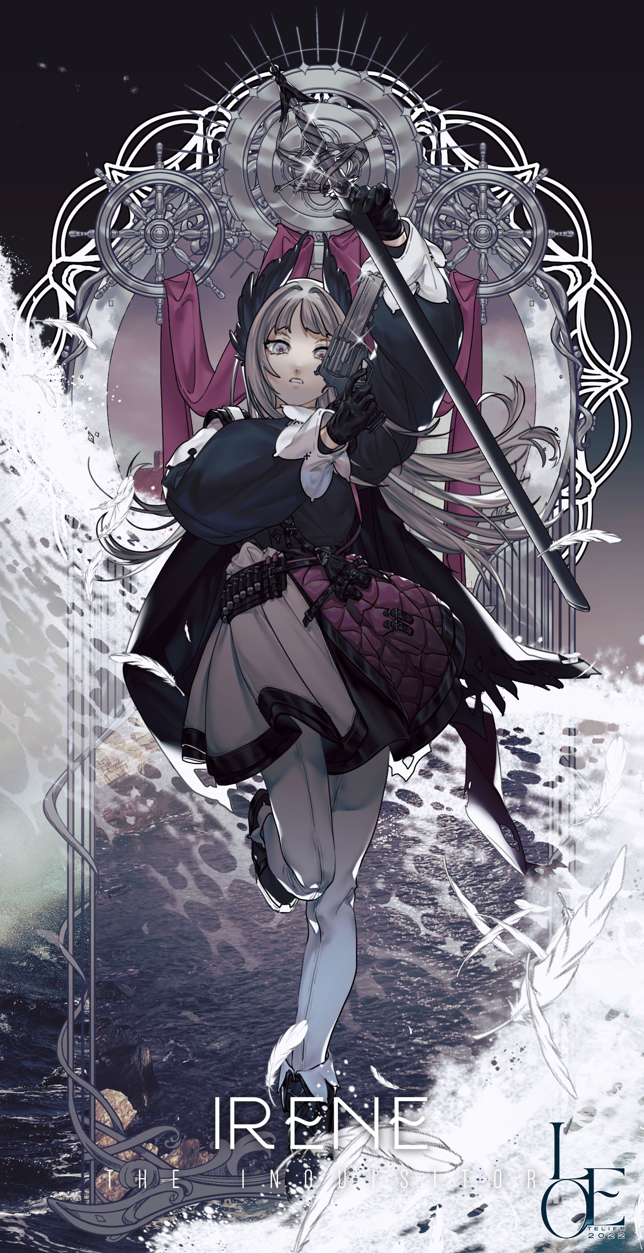 irene arknights fanart-1