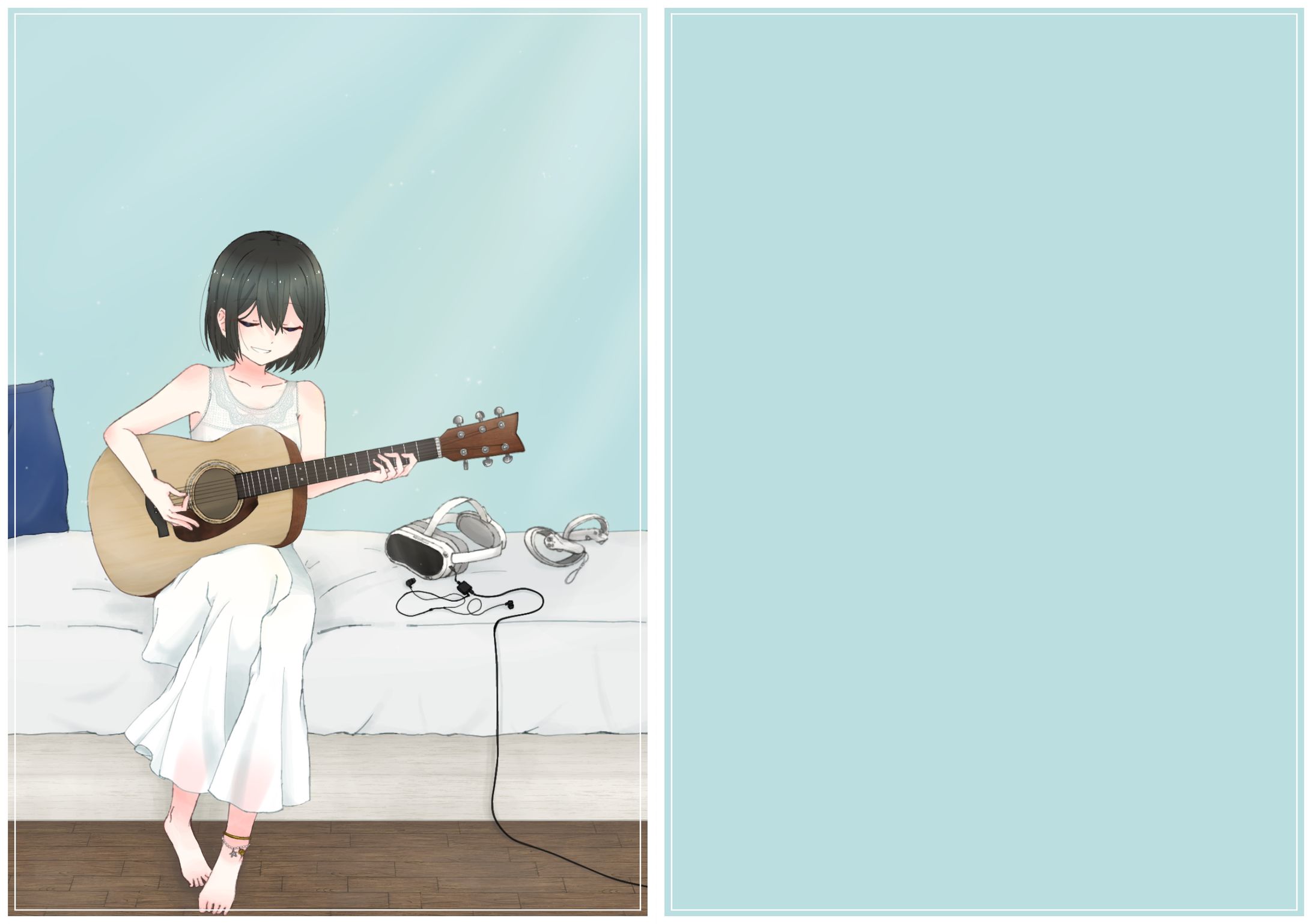 サークル：にんぎょのくるぶし様 同人小説装丁「ぼくのフレンド」-1