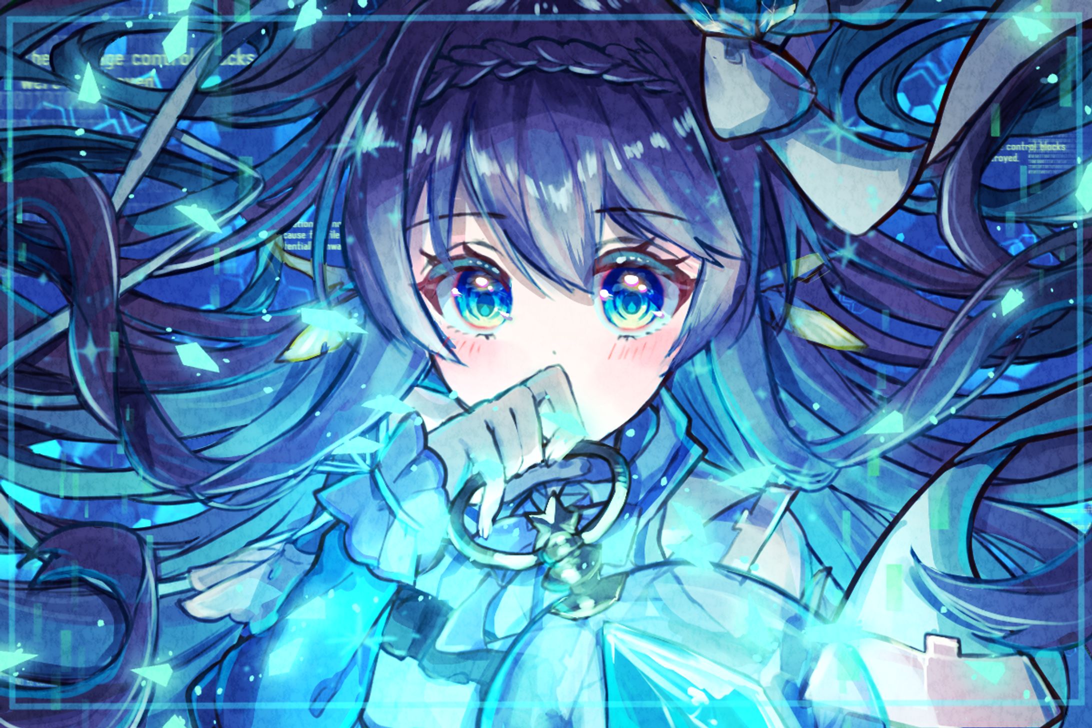 電子世界と青ランプの魔法使い-1