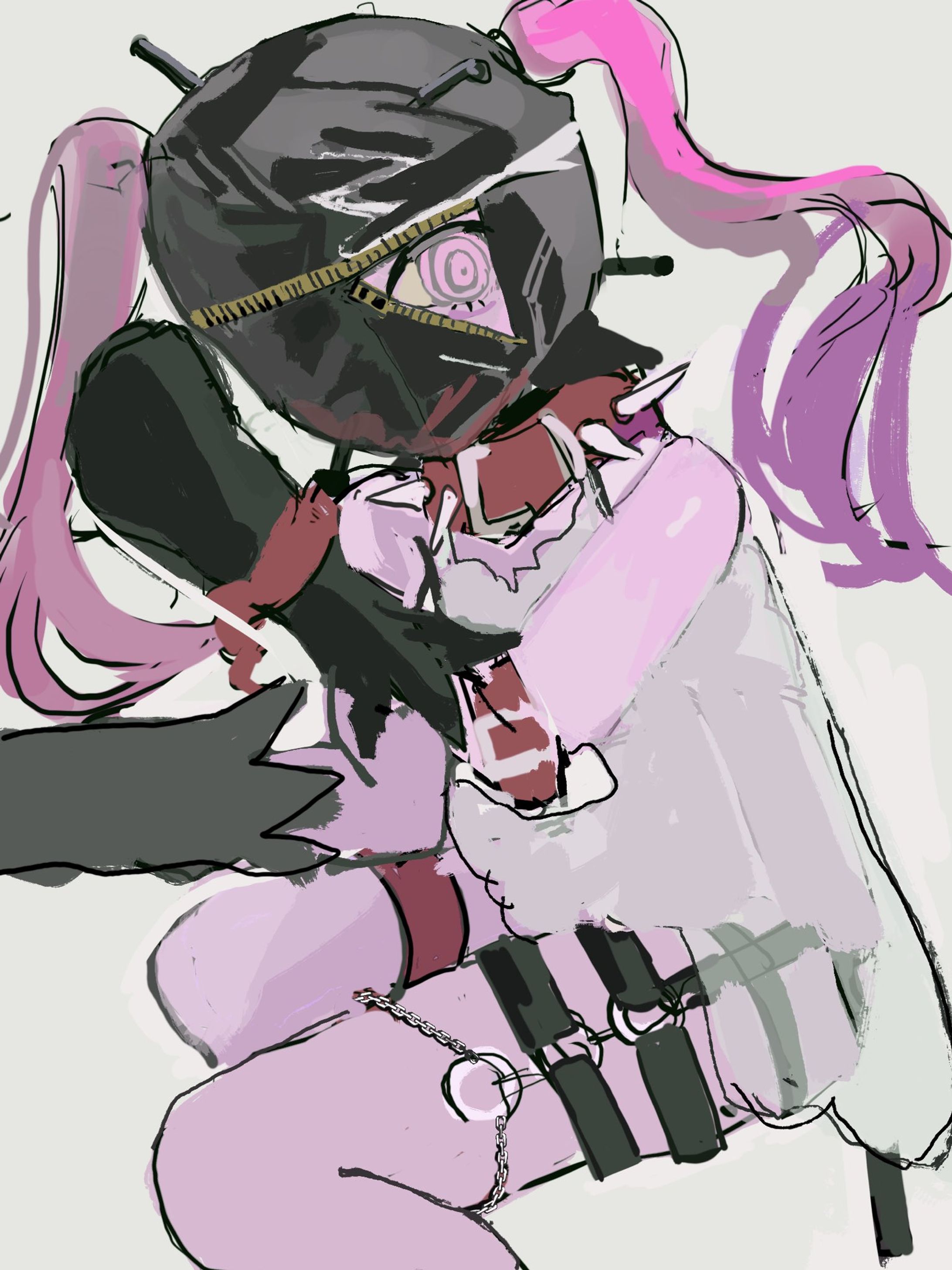 等身膝まで（ラフ）-1