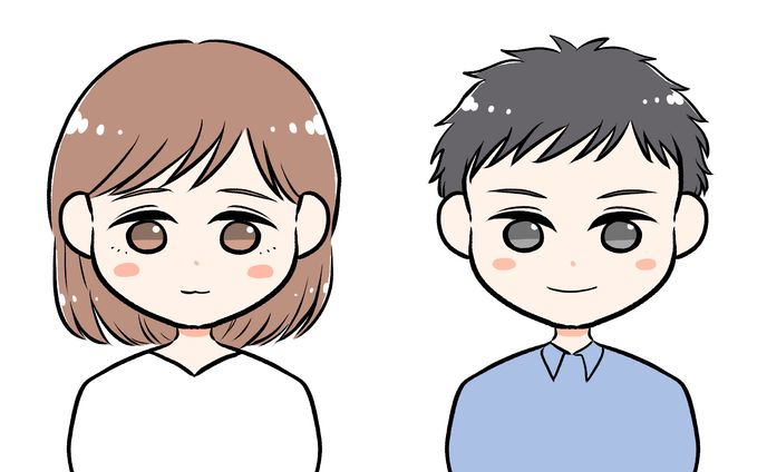 アニメ風(アイコン作成)
