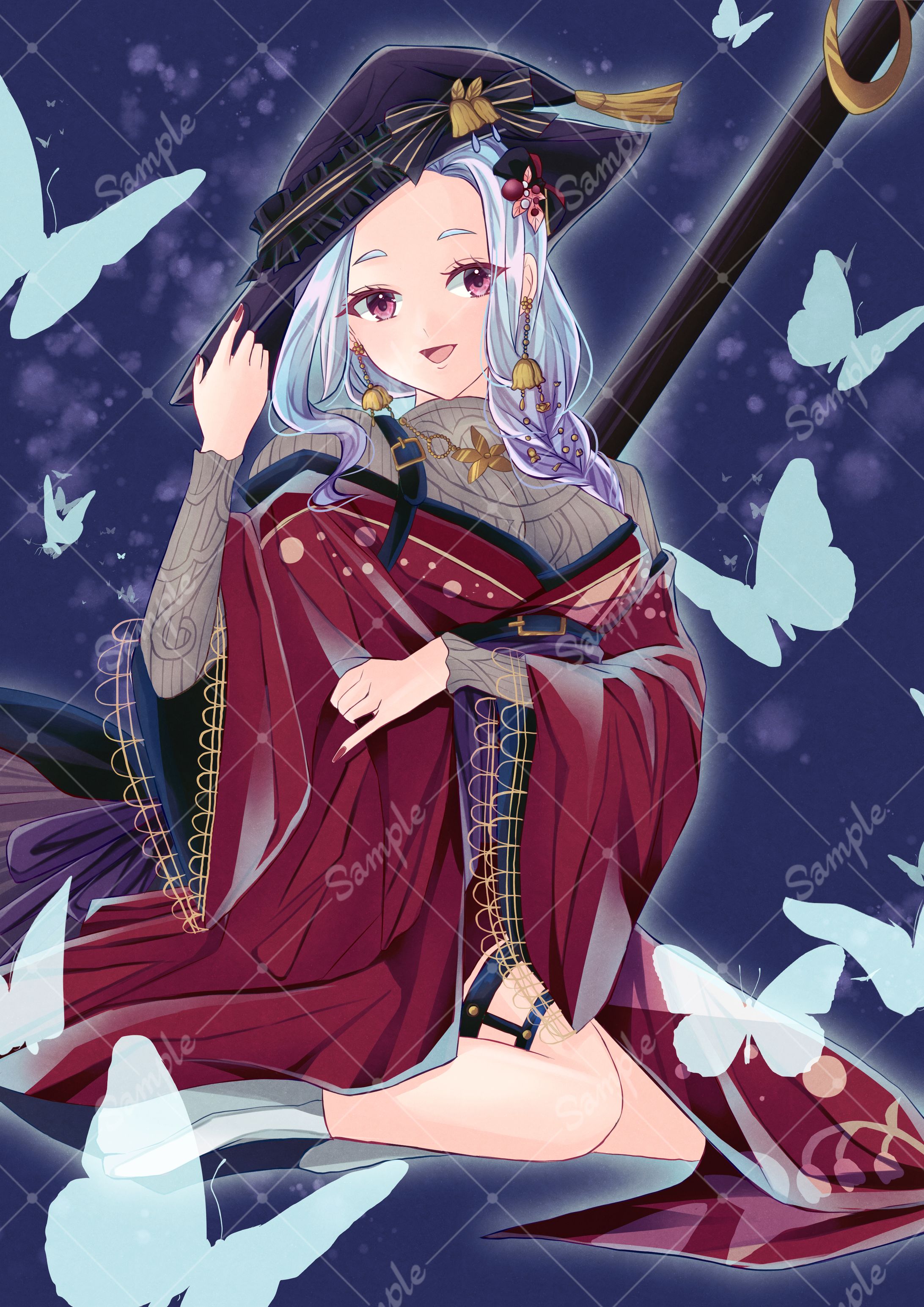 女性VTuber様1枚絵-1
