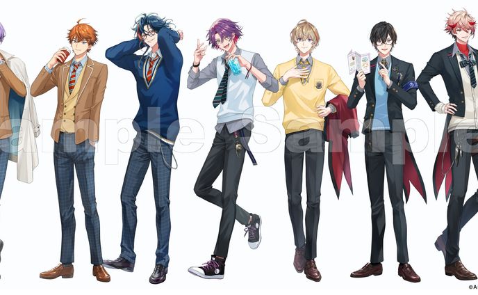 にじさんじ　東京ドームシティコラボ企画イラスト