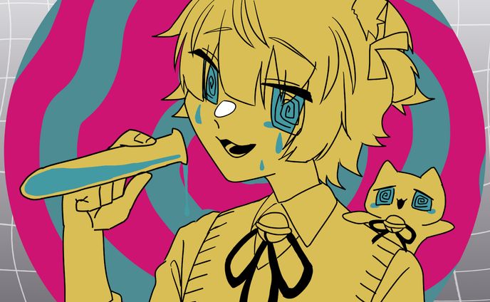 デザイン、イラスト、mixer
