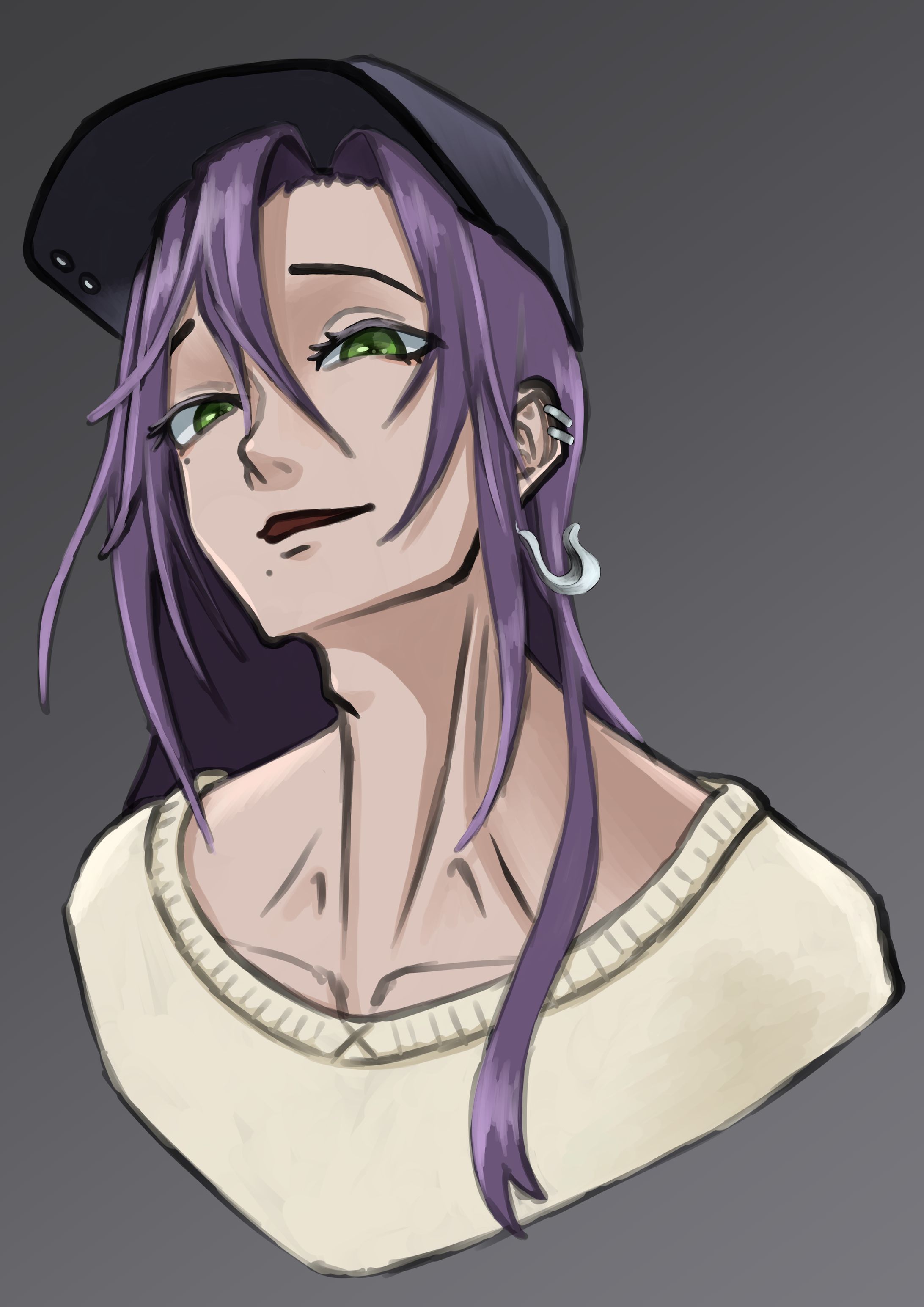 男性カラースケッチ-1