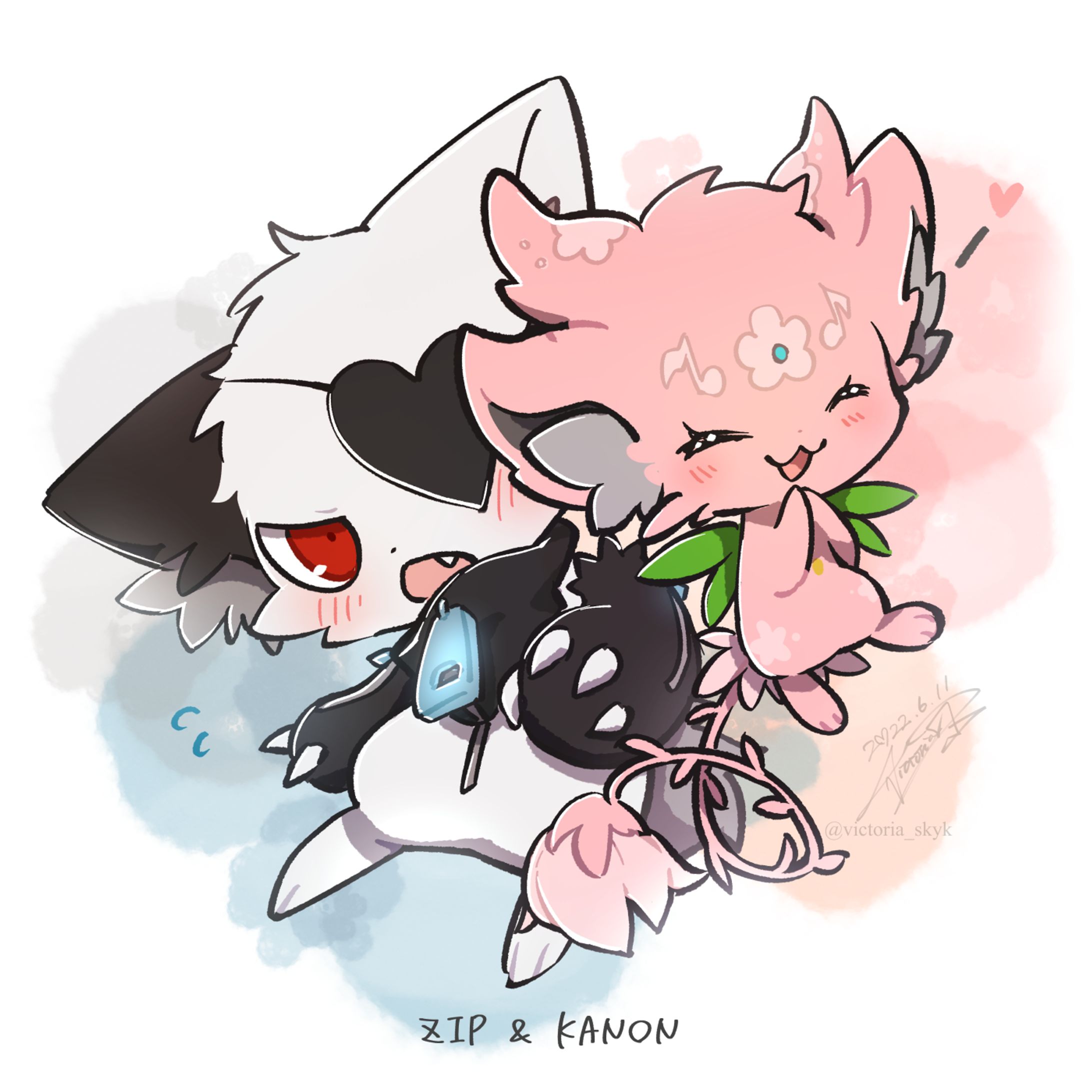 デフォルメ② - 【FA】ジプカノちゃん-1