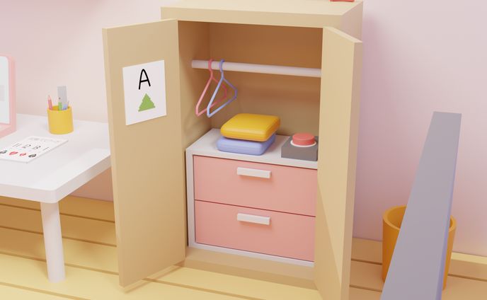 脱出ゲーム用3Dルーム