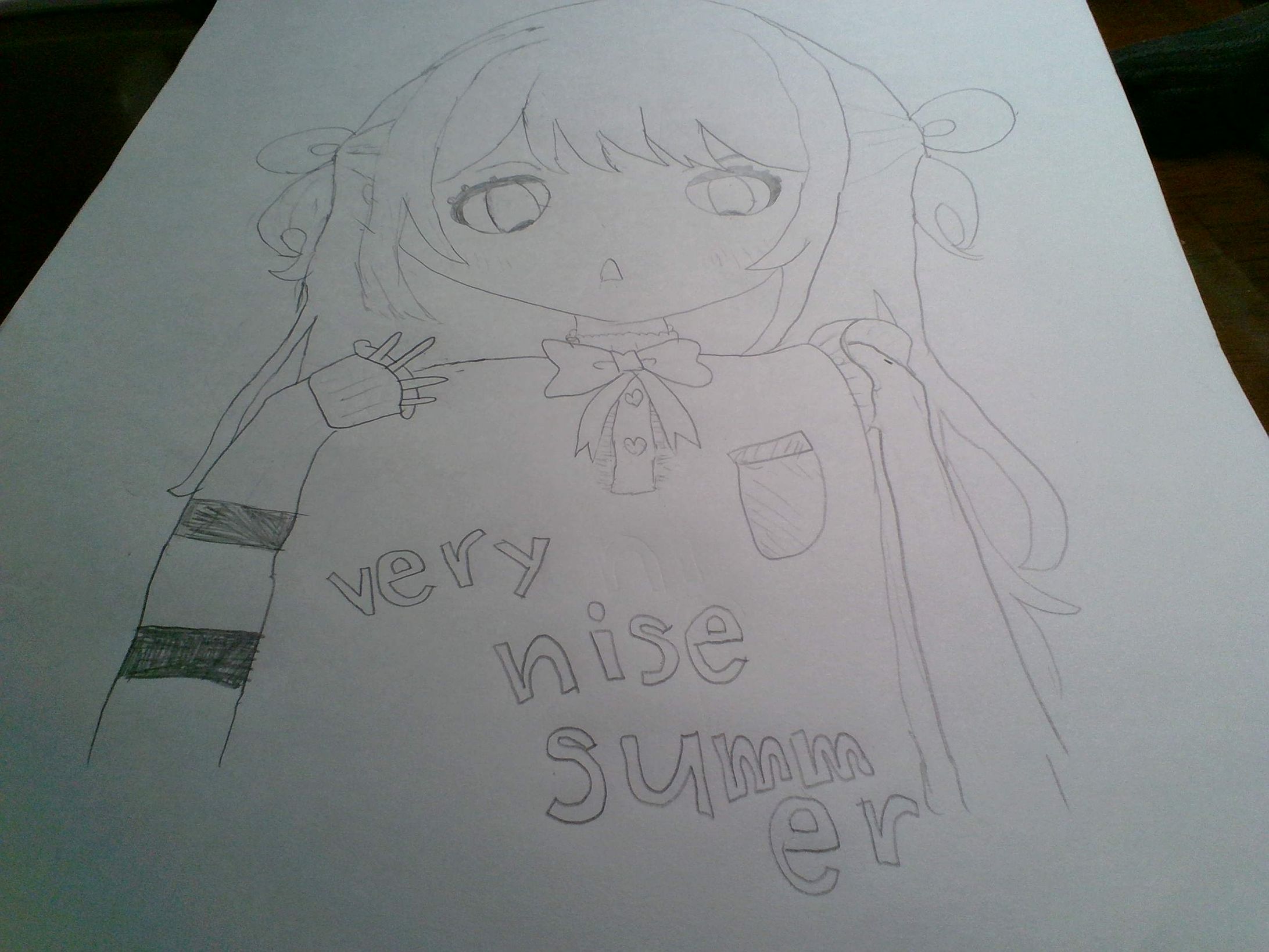 イラストを見ながら描きました！-1