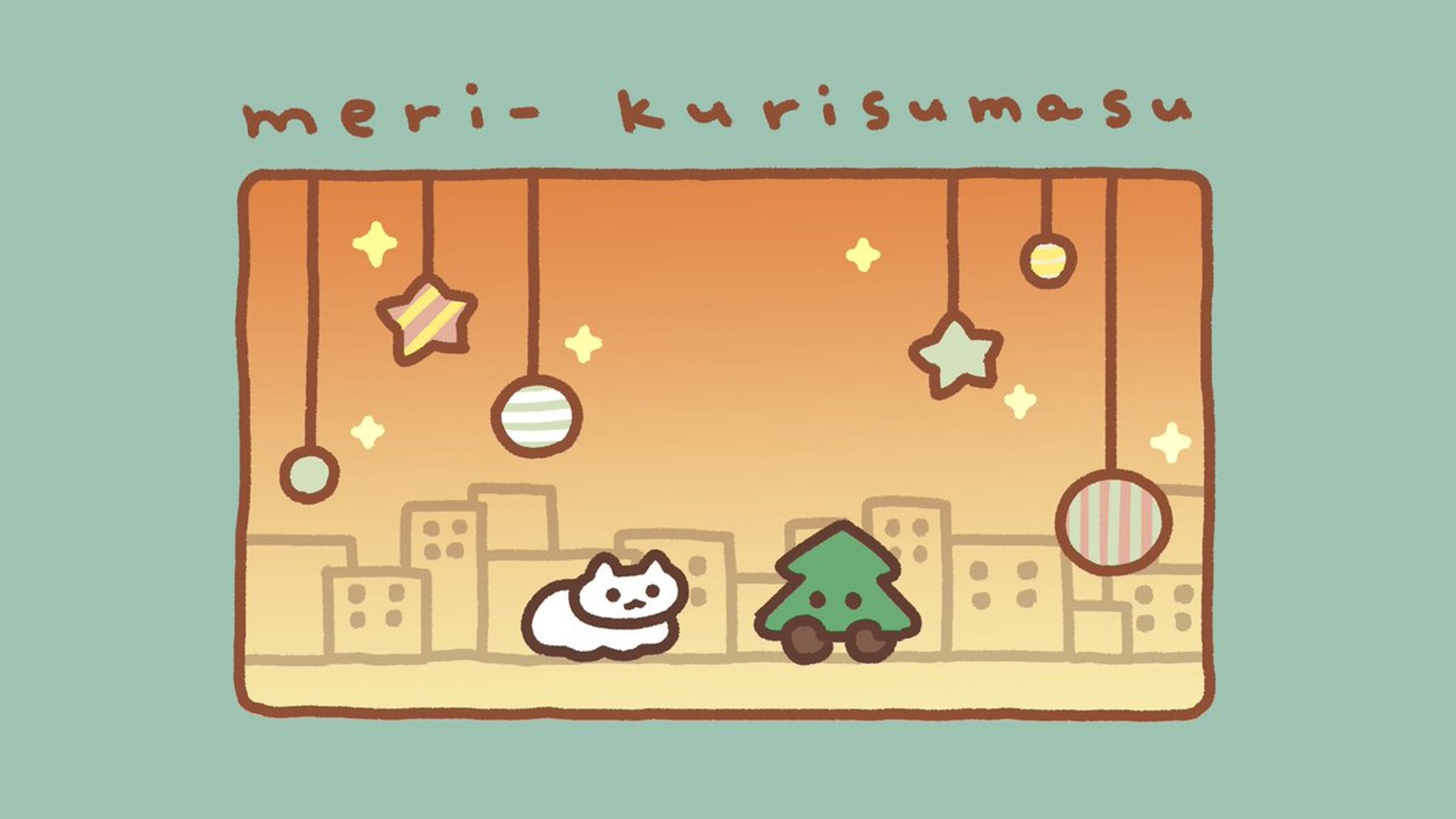 【創作】クリスマスイラスト-1