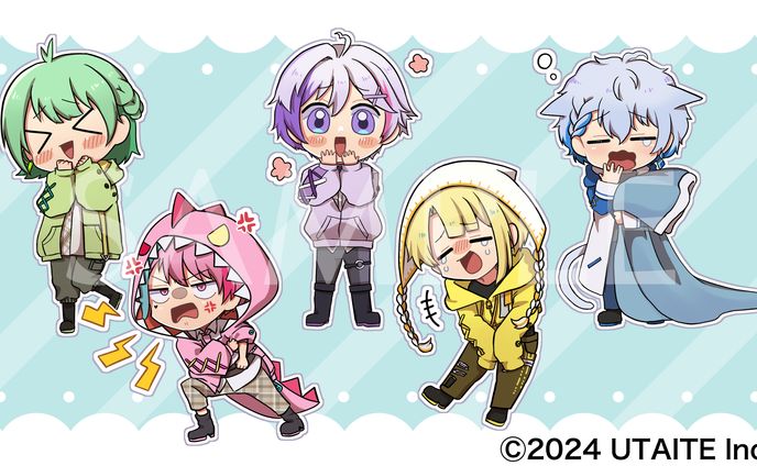 【SD 制作】きみとぴあ！様　バラエティ動画用SDイラスト制作