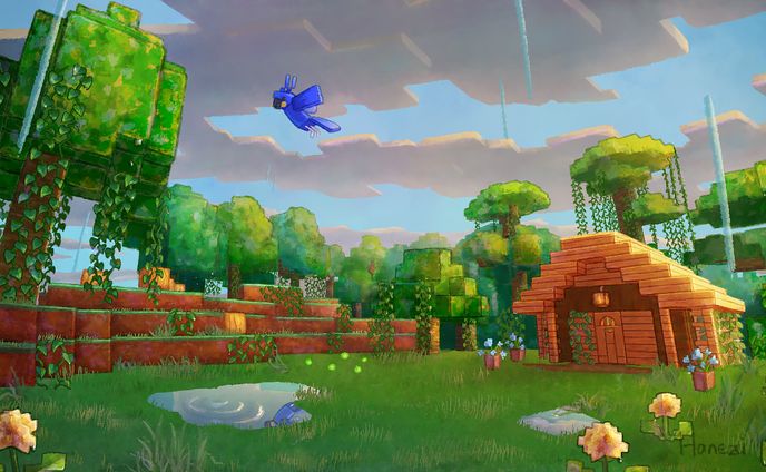 雨上がりのジャングル