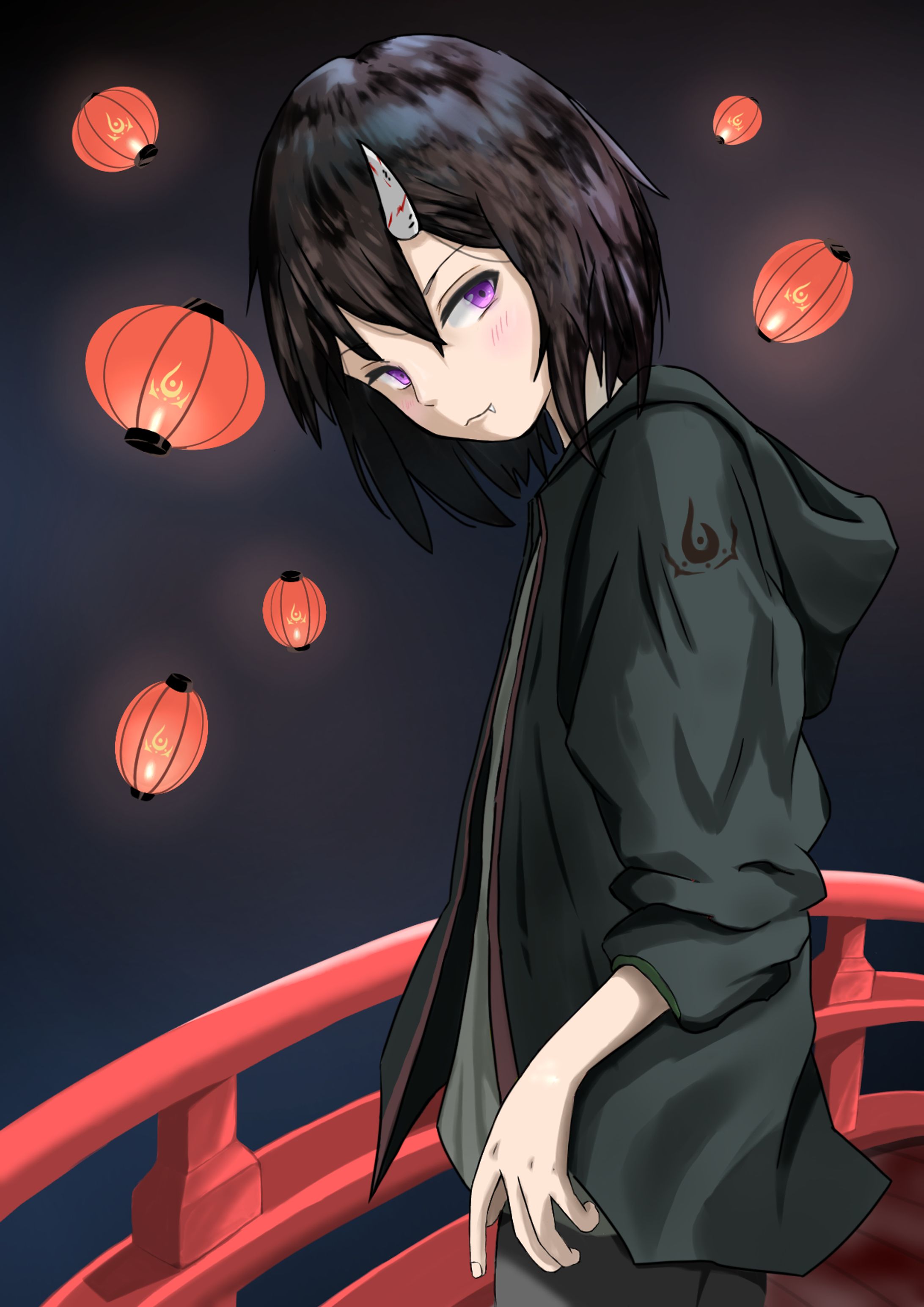 鬼と提灯-1