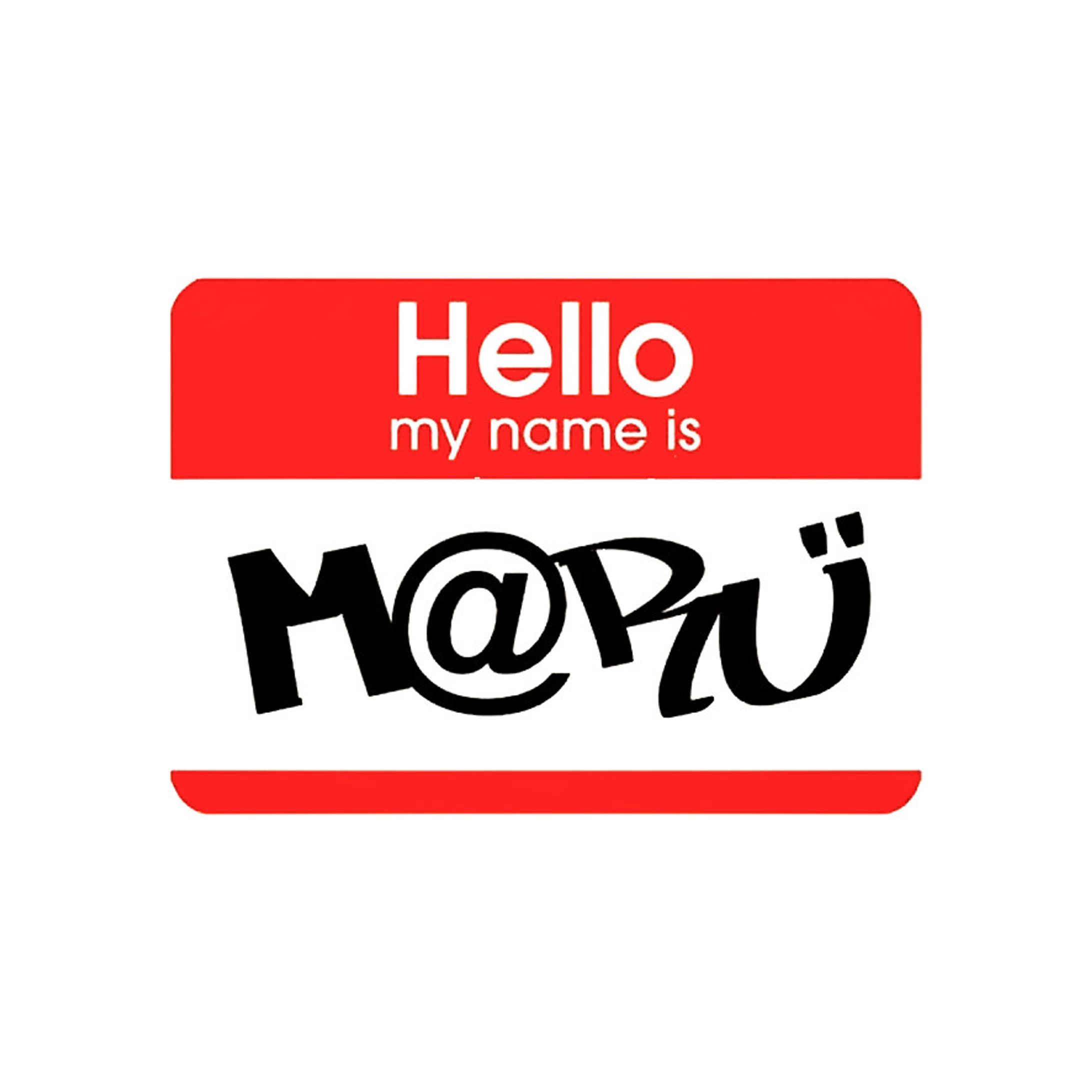 Name Tag "M@RU"-1