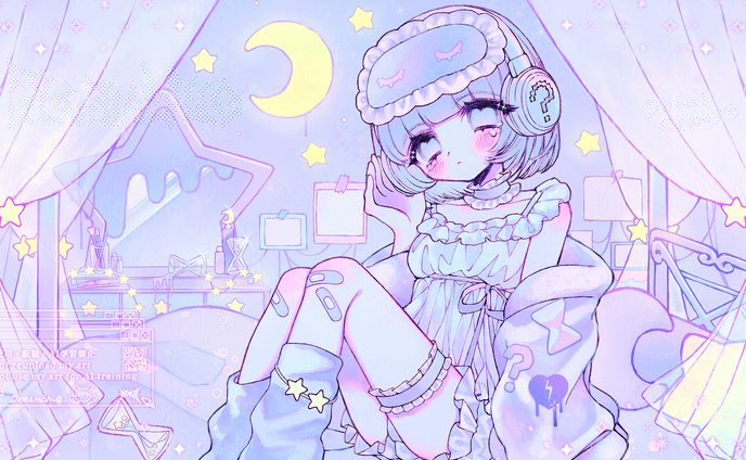 はてなぷれいりすと様 楽曲「lost my heart」 mv・ジャケットイラスト