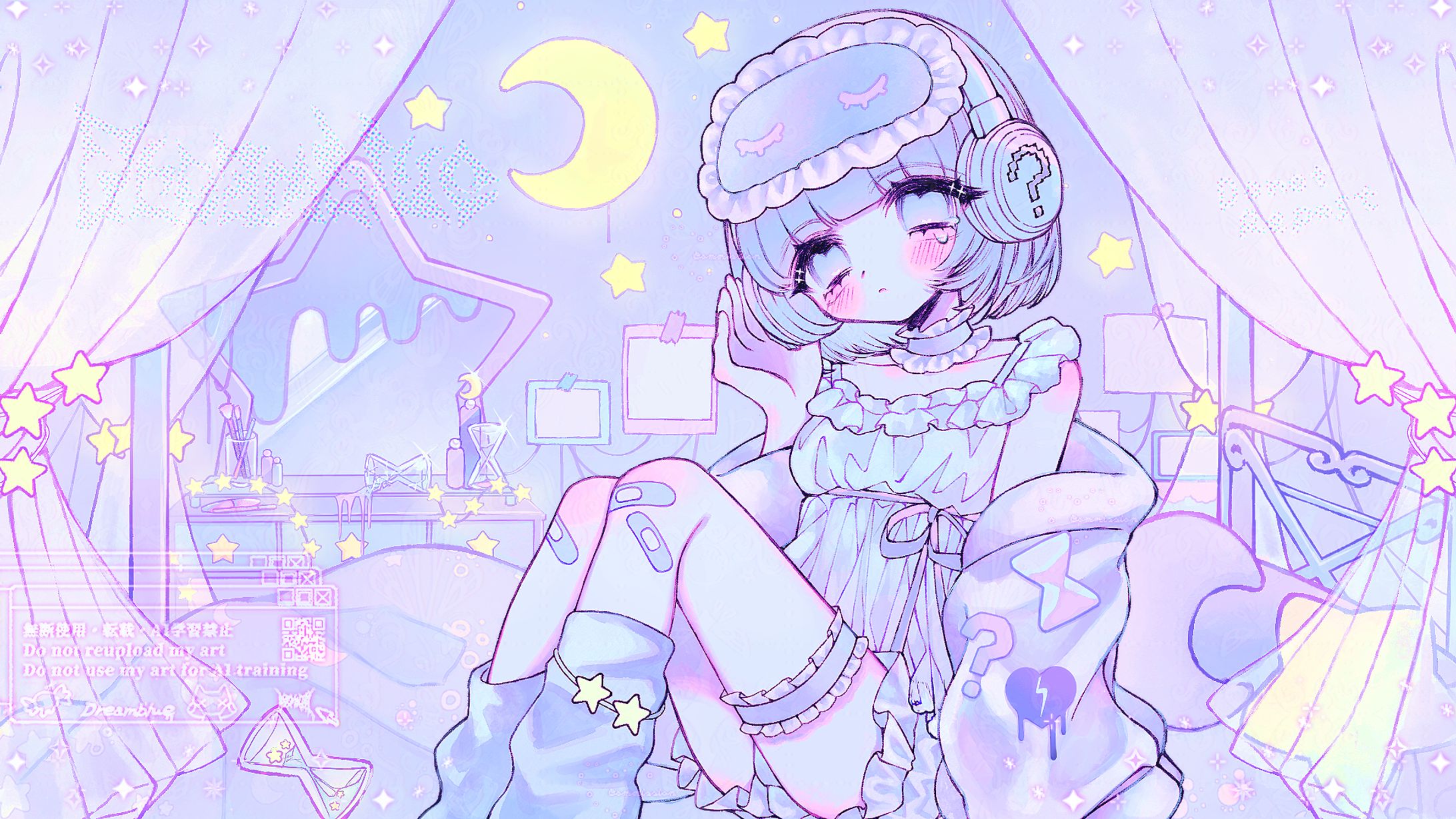 はてなぷれいりすと様 楽曲「lost my heart」 mv・ジャケットイラスト-1