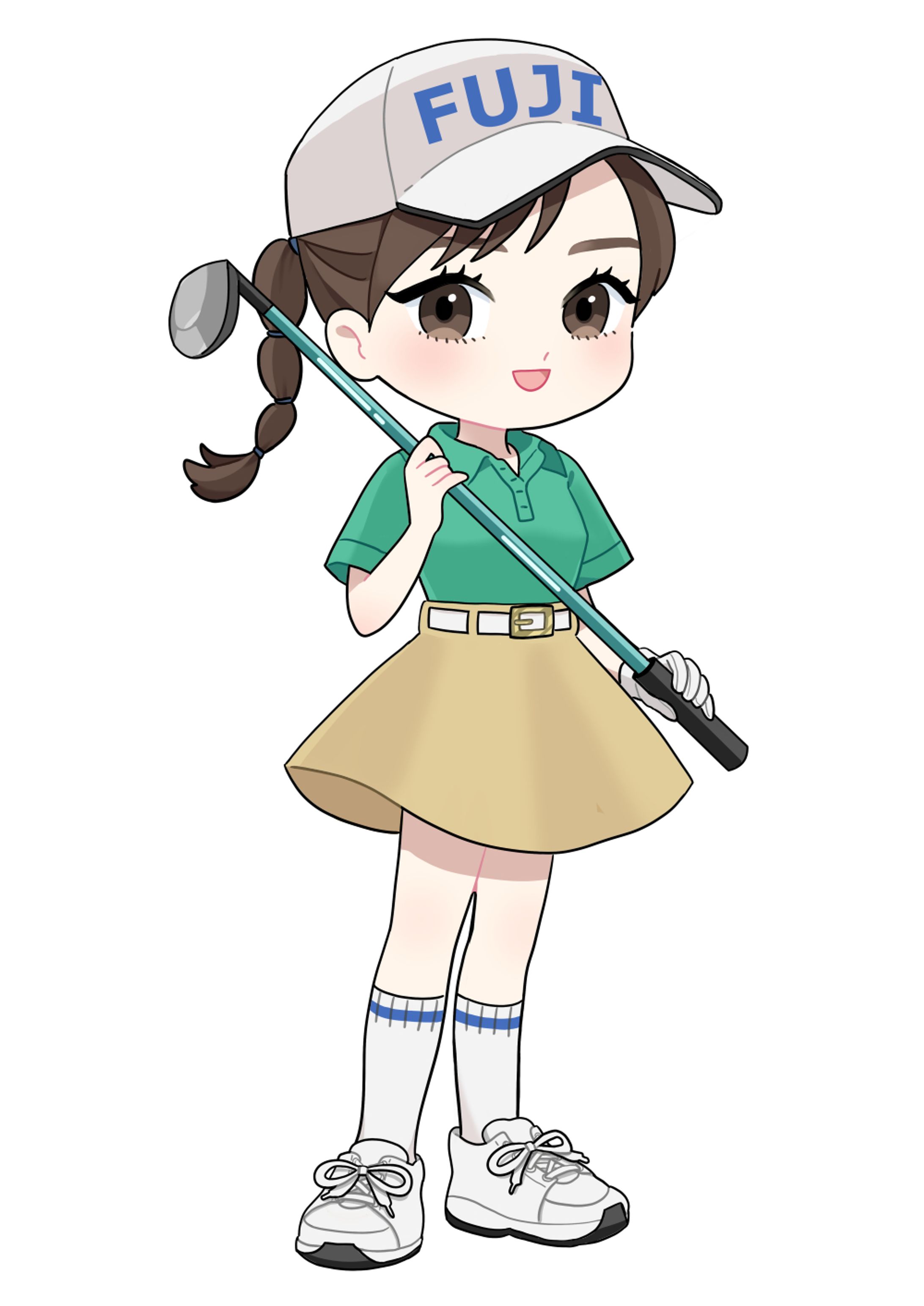 プロスポーツ選手様グッズ用SDイラスト-1