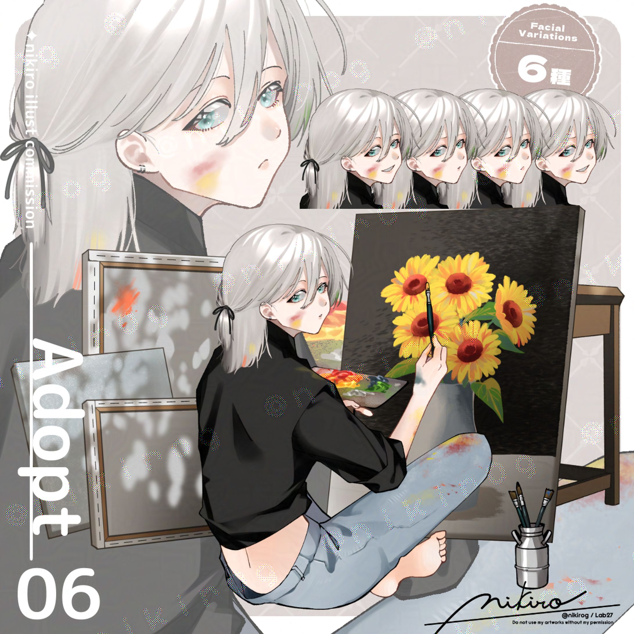 Adopt06 - 画家の青年/女性【SOLD】-1