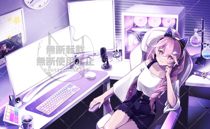 illust、ペア画