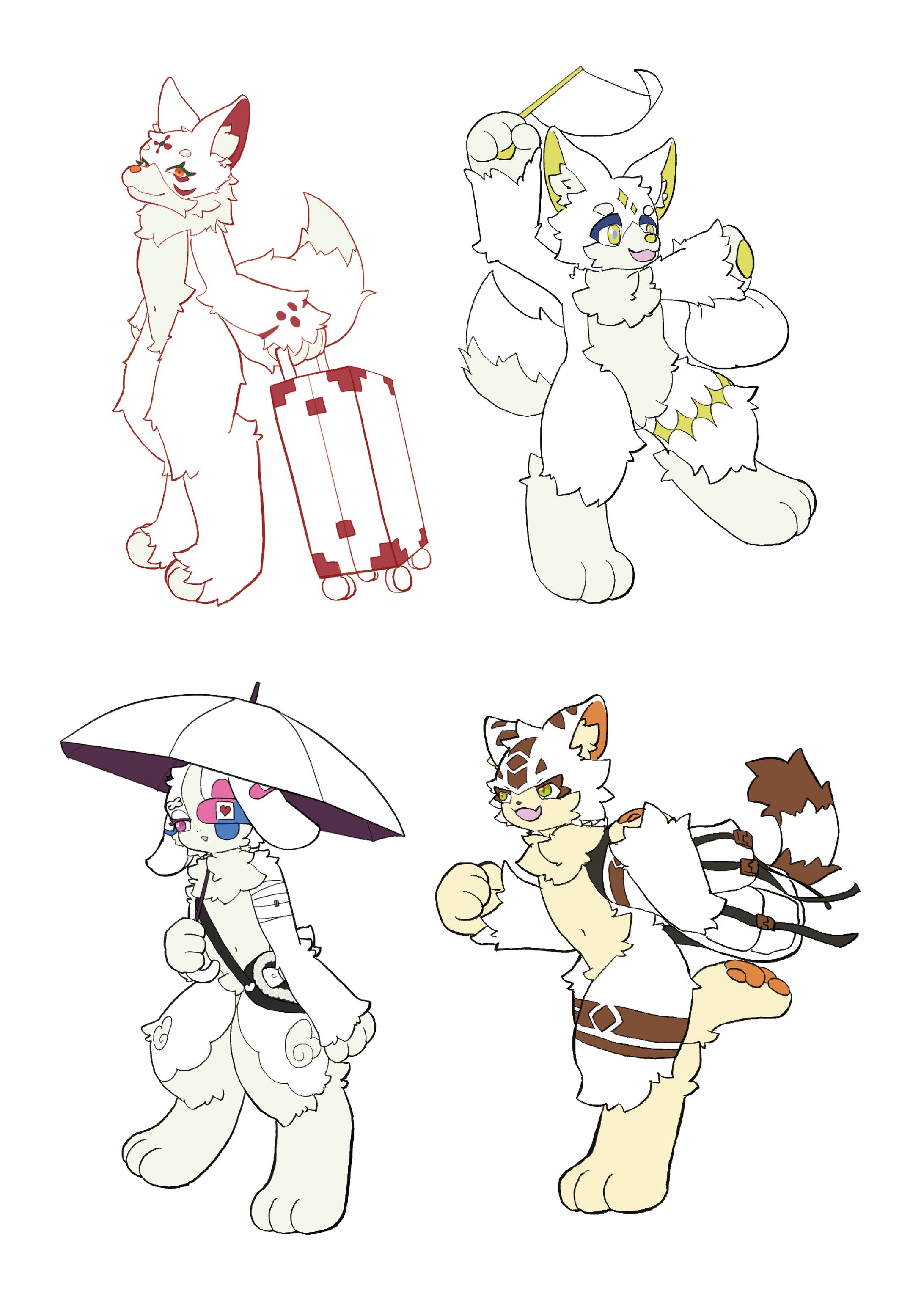 オリジナルキャラクターアクリル風カード-1