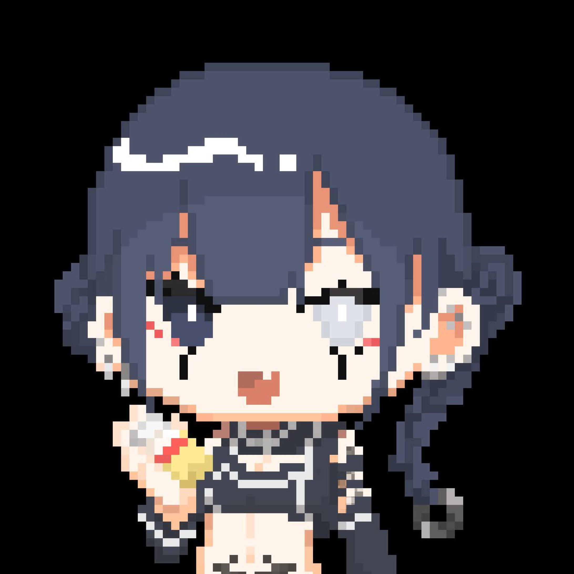 「毒島小梅」ドット絵-1