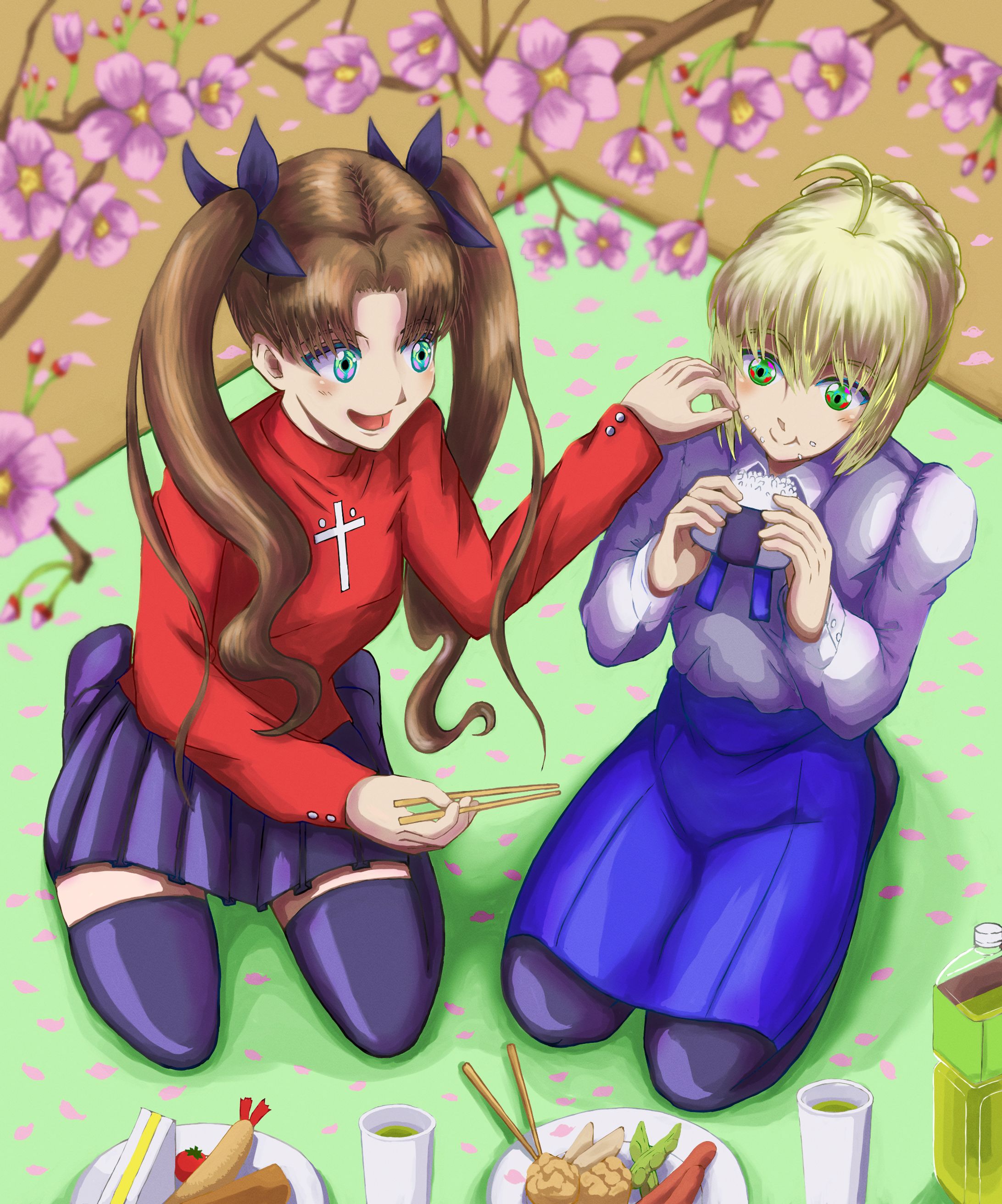 セイバーさん＆遠坂さん-1