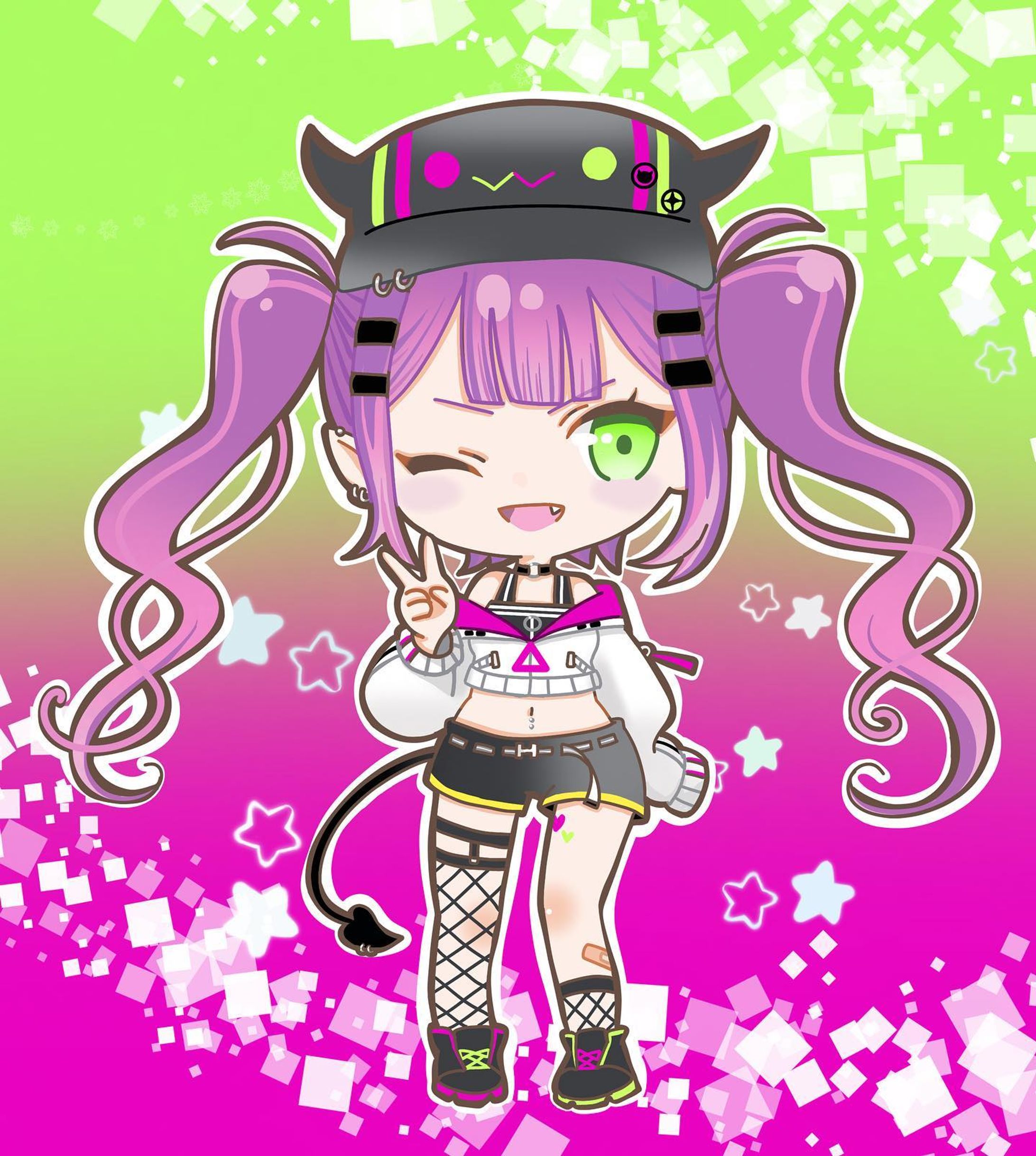 #常闇トワ 
#ホロライブ 
#towart-1
