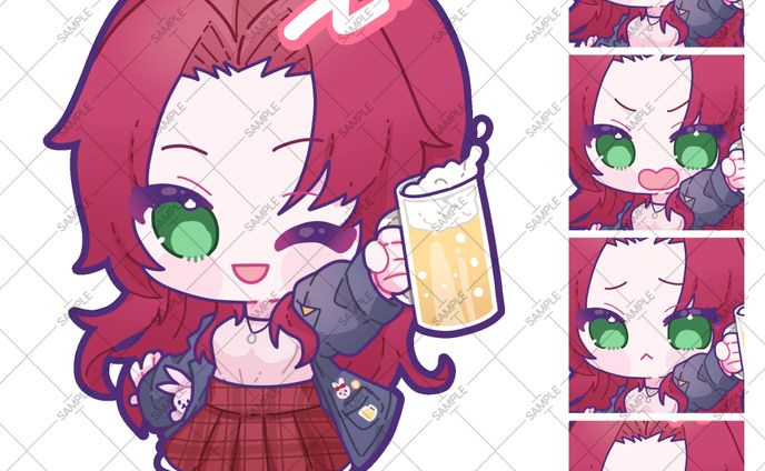 赤坂くれの様＿SDイラスト