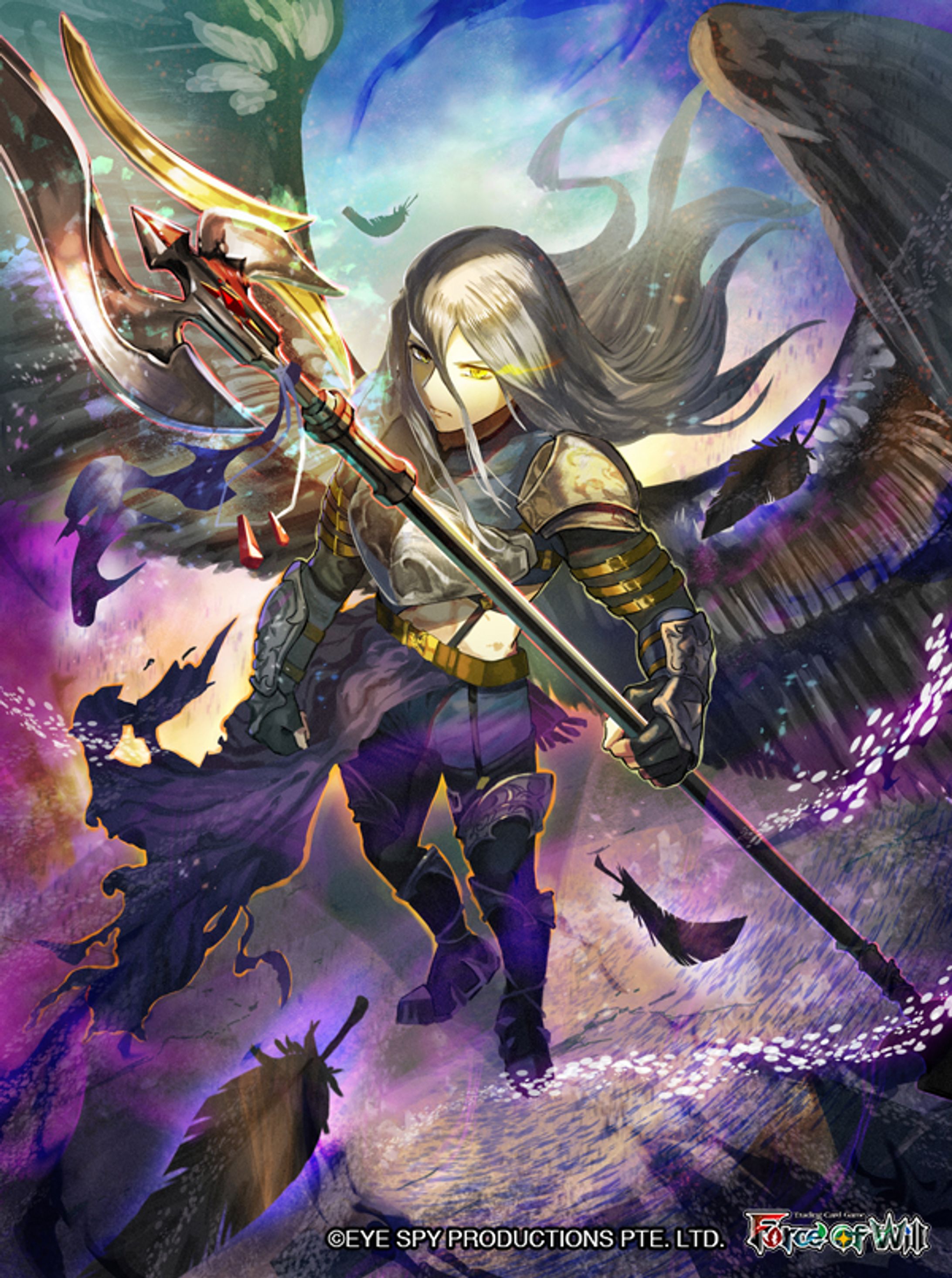【仕事絵】Fallen angel in the arena【FoW】-1