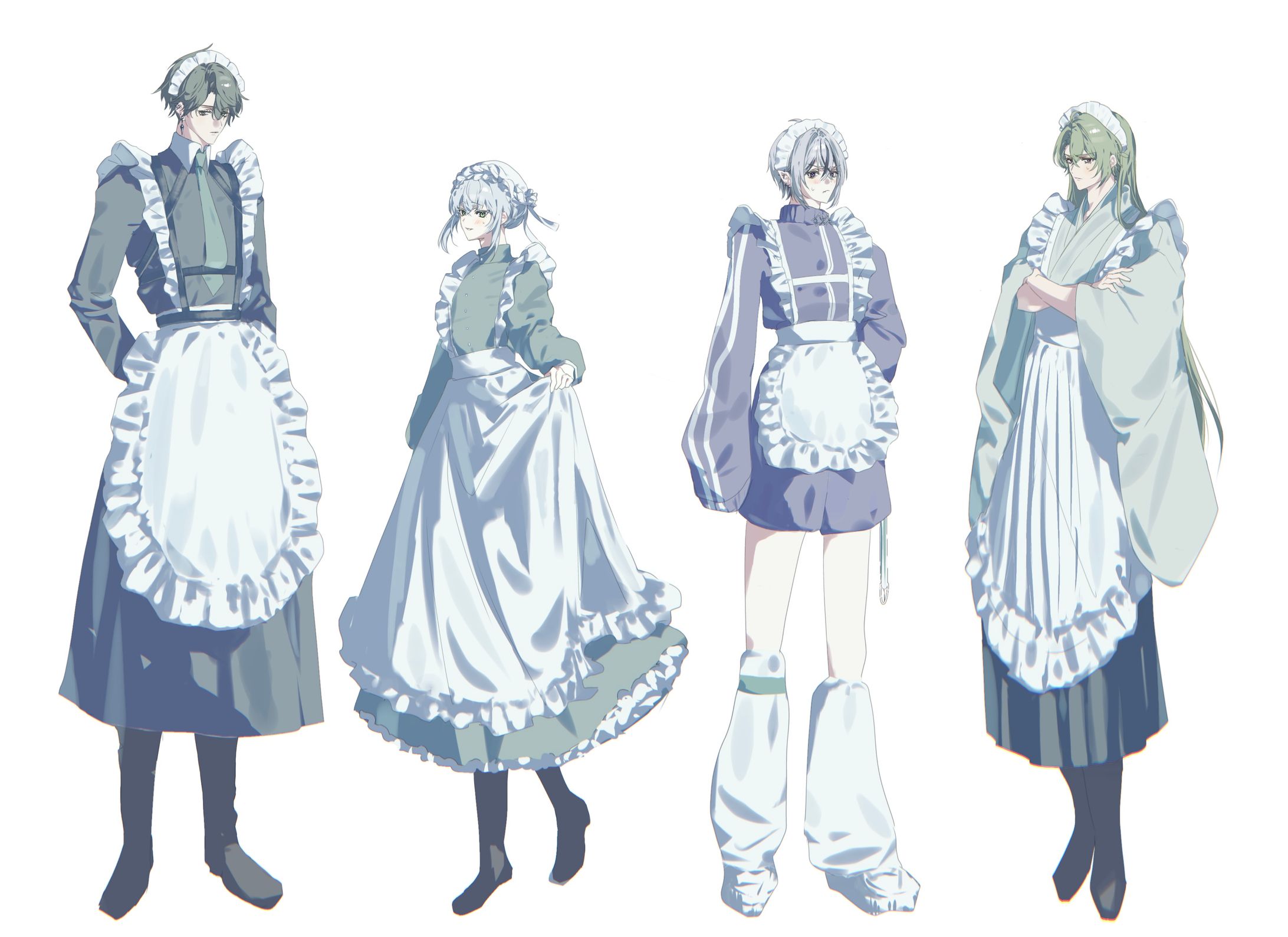 【二次創作】メイド衣装立ち絵-1