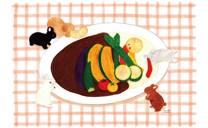 みんなで夏野菜カレーを食べよう