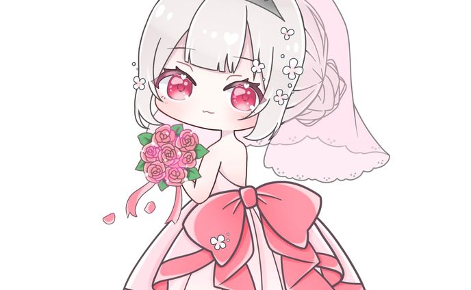 【天羽ゆん様】6月の花嫁量産ミニキャラ2023