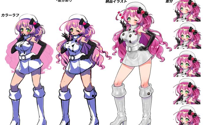 【ご依頼】Vtuber様の歌ってみた動画内のイラスト制作