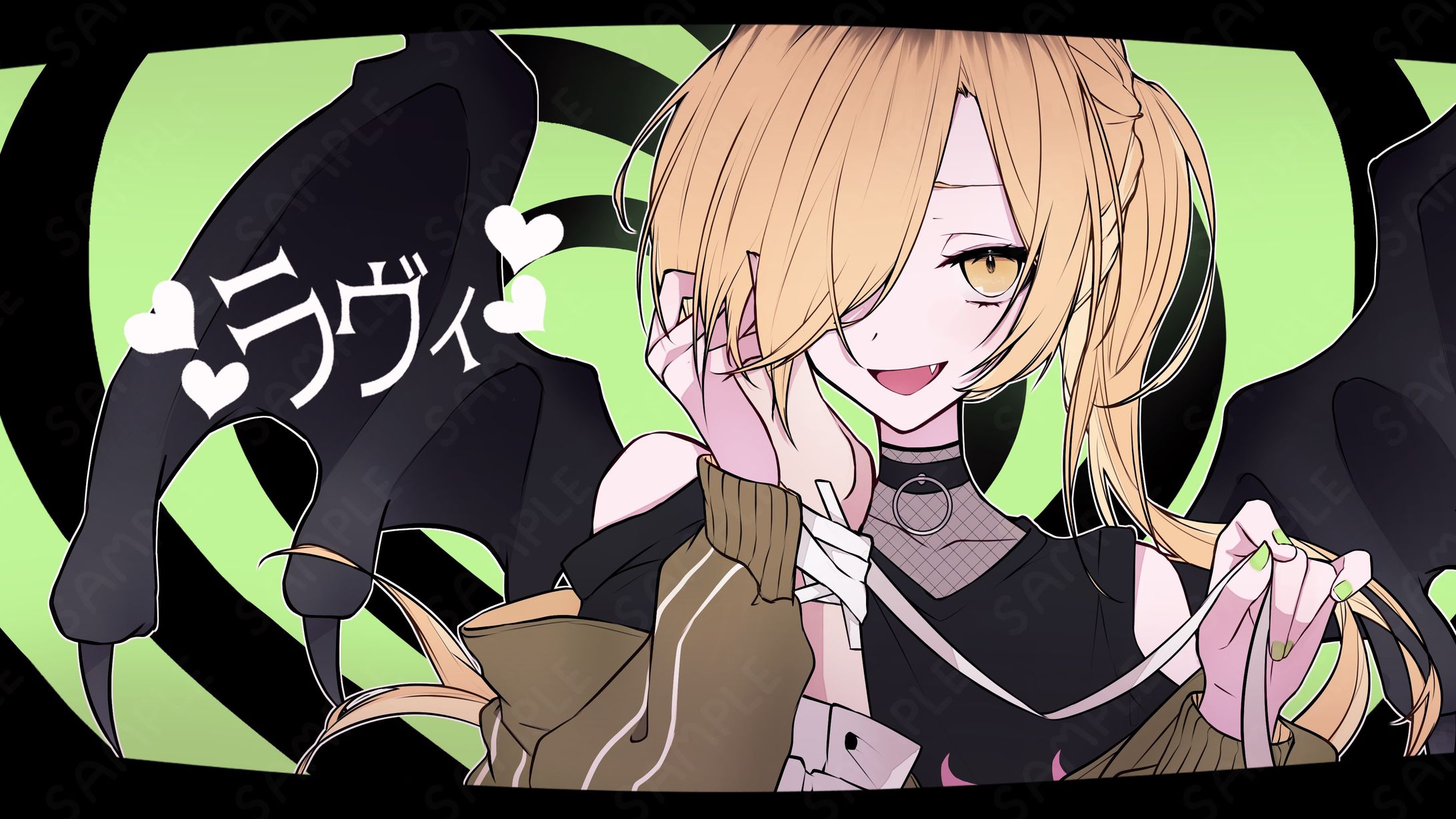 歌ってみたサムネイルイラスト-1