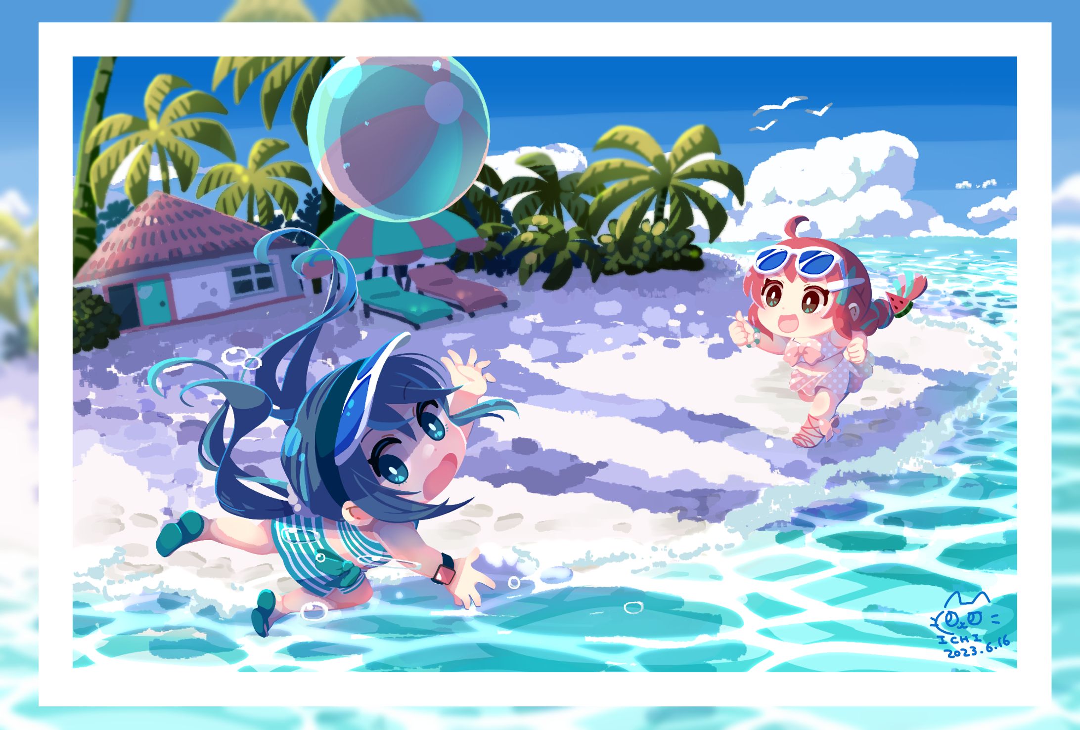 【自主制作】南の島でビーチボール！-1