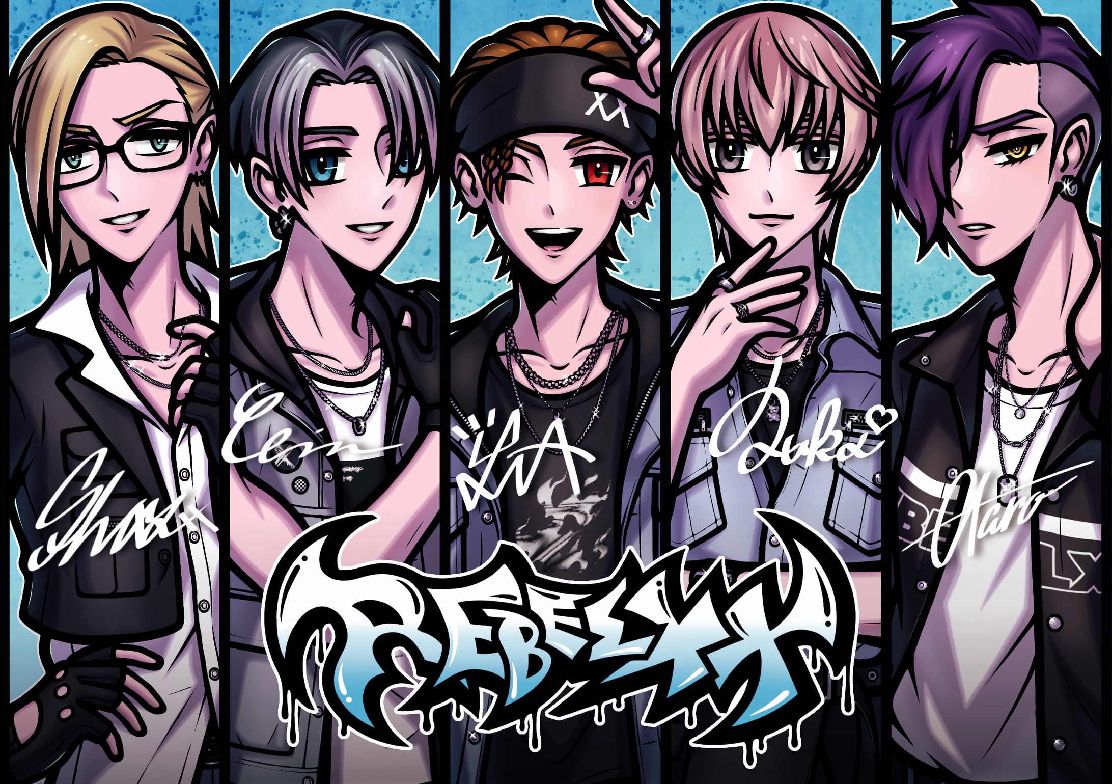 集合イラスト-1