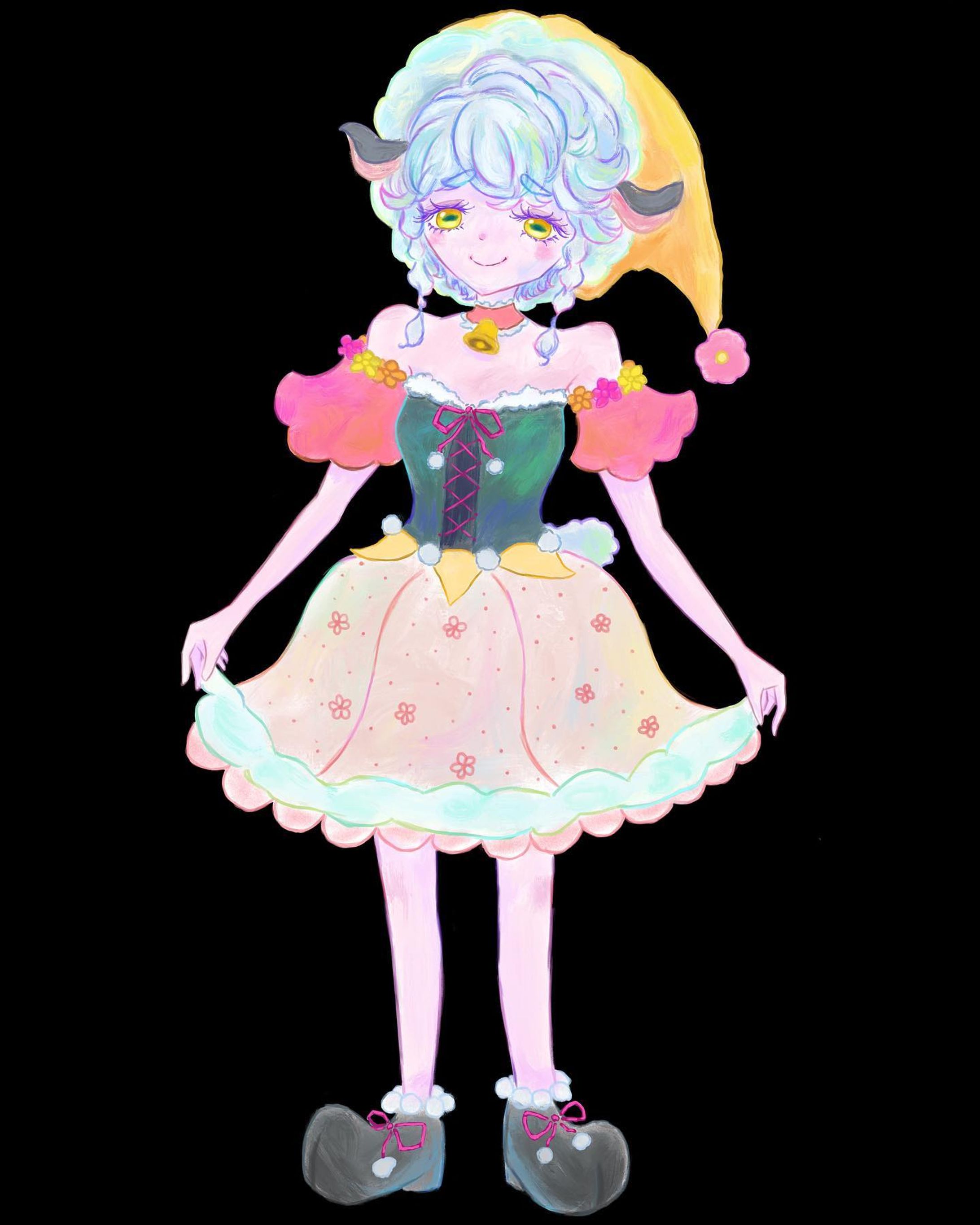 ♈ Bélier ⋆꙳
𓂃𓂃𓂃𓂃𓂃𓂃𓂃𓂃𓂃𓂃

꙳☄︎Aria‪✯‬ ♀︎

サーカスで歌姫、踊り子をしてる羊の女の子。おしとやかな性格。とても美しく高い声で聴いていて心地よい。寝てしまいそうになるかも...。

 #イラスト  #art  #illustration  #illust  #オリジナル #イラスト好きな人と繋がりたい  #イラストグラム  #絵描きさんと繋がりたい #絵が上手くなりたい  #絵柄が好みって人にフォローされたい  #일러스트 #그림스타그램  #미술 #插图 #アンティーク #antique #ピエロ #ビスクドール #人形 #clown #poupée #marionnette #oilpainting  #牡羊座  #羊  #Bélier  #circus  #サーカス #星座  #十二星座-1