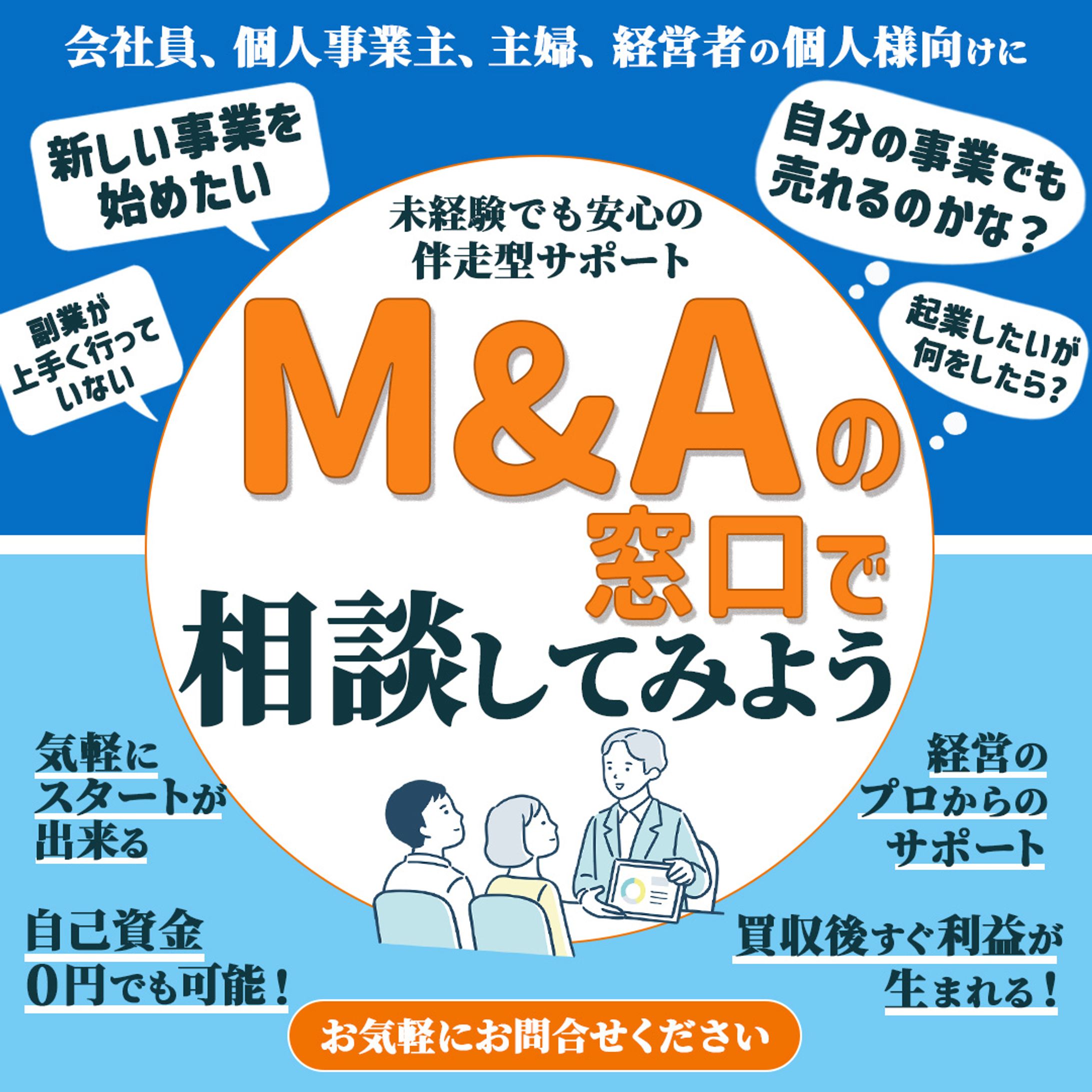 バナー：M＆A-1