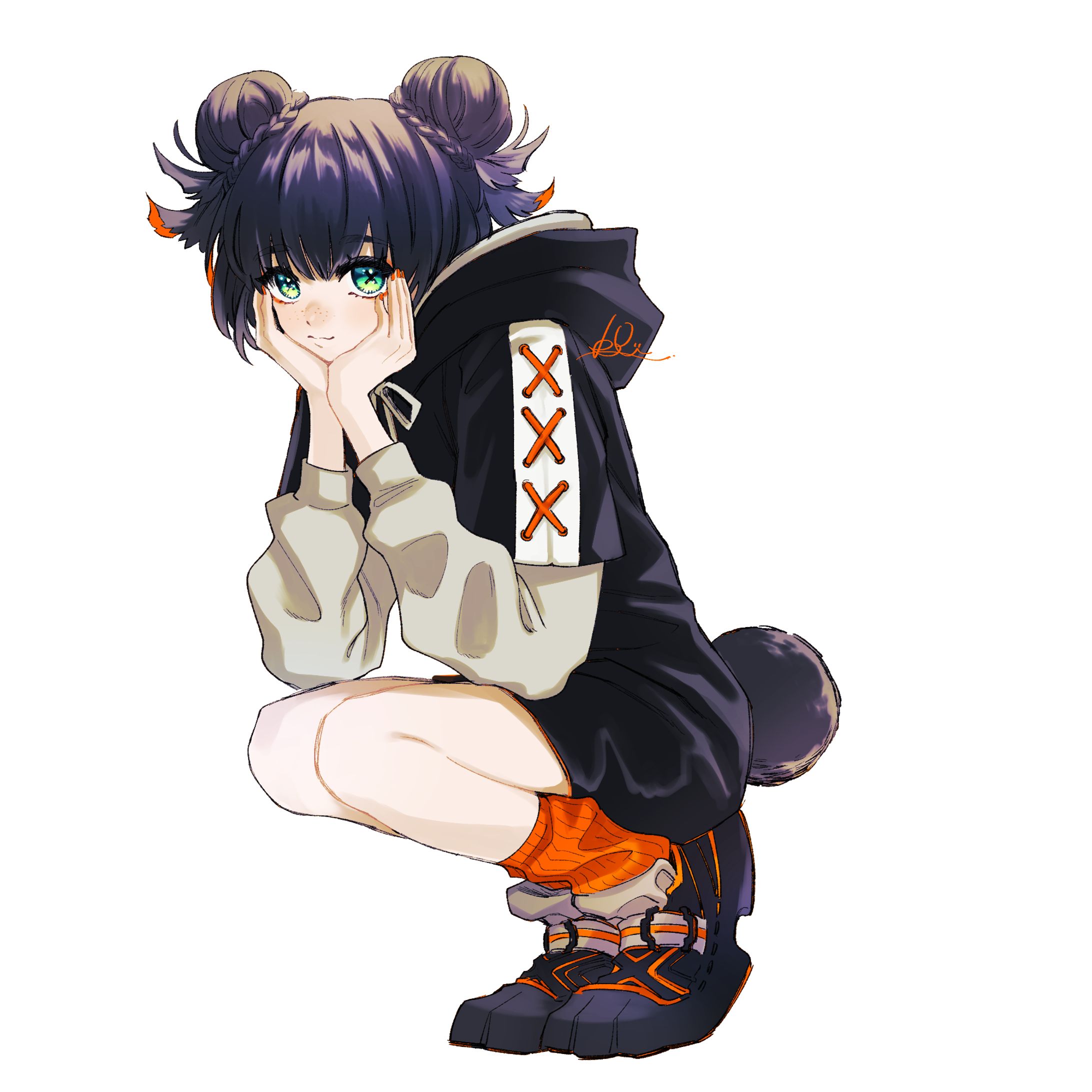 キャラクターデザイン/くまモチーフ-女の子-1