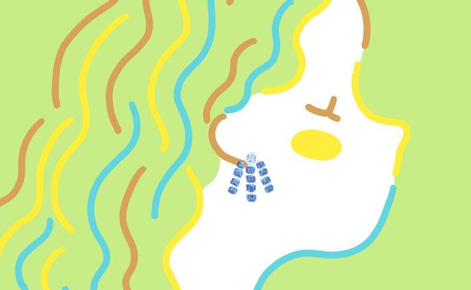 大ぶりピアスヘアーの女の子
　
ちょっとタイタニックのローズっぽい？

#イラスト
#イラストグラム#イラストレーション#イラストレーター#女の子イラスト#女の子の横顔イラスト#お仕事募集中#ウェーブヘアー #ピアス #クラシックスタイル #大きな襟のフリルブラウス 

#illustrater#illustrate#illust#illustrationart#illustgram#procreate