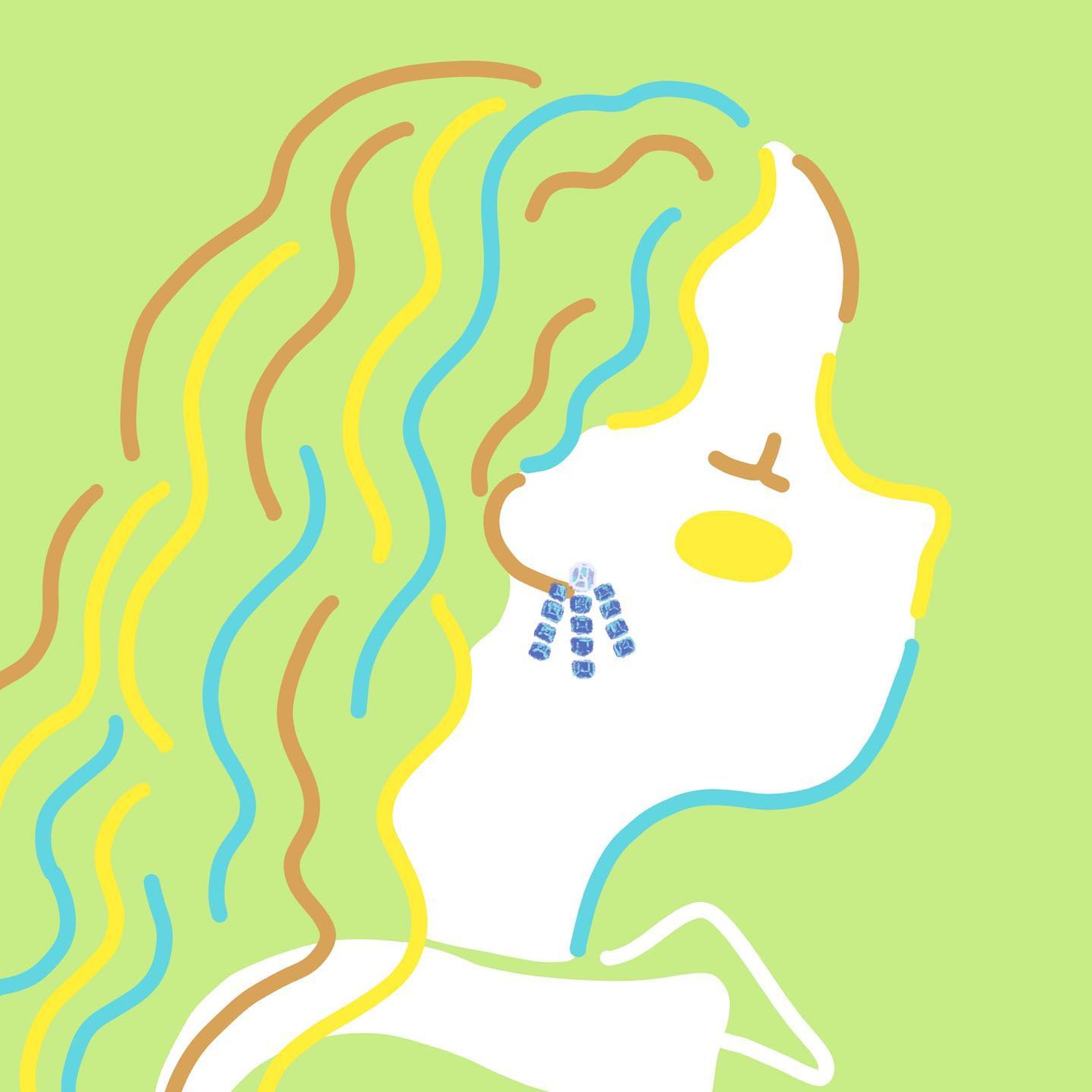 大ぶりピアスヘアーの女の子
　
ちょっとタイタニックのローズっぽい？

#イラスト
#イラストグラム#イラストレーション#イラストレーター#女の子イラスト#女の子の横顔イラスト#お仕事募集中#ウェーブヘアー #ピアス #クラシックスタイル #大きな襟のフリルブラウス 

#illustrater#illustrate#illust#illustrationart#illustgram#procreate-1